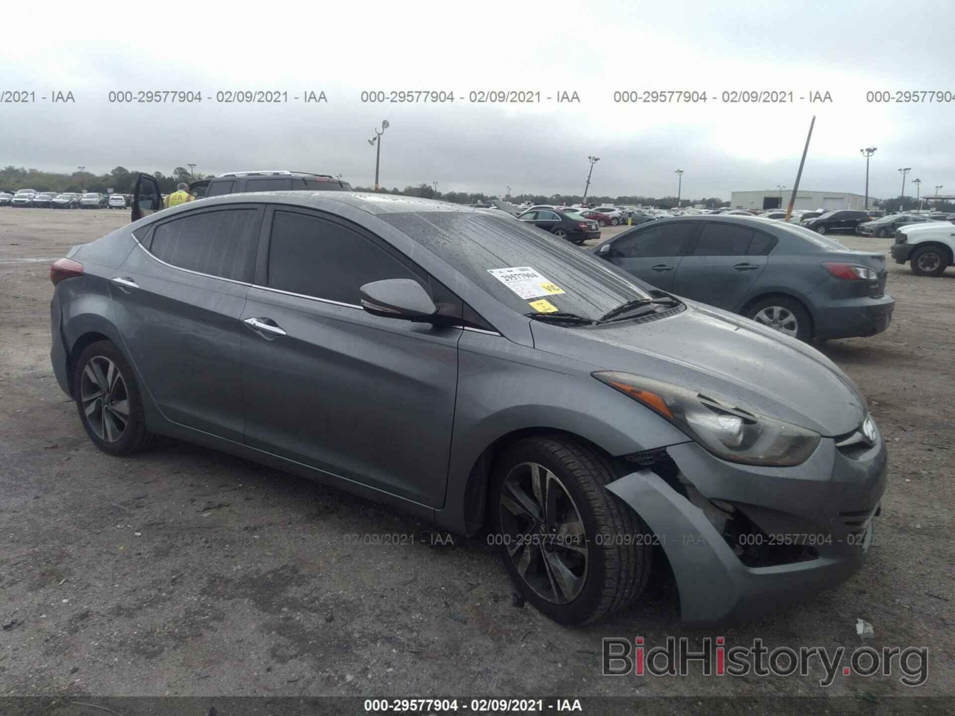 Photo KMHDH4AE3GU621145 - HYUNDAI ELANTRA 2016