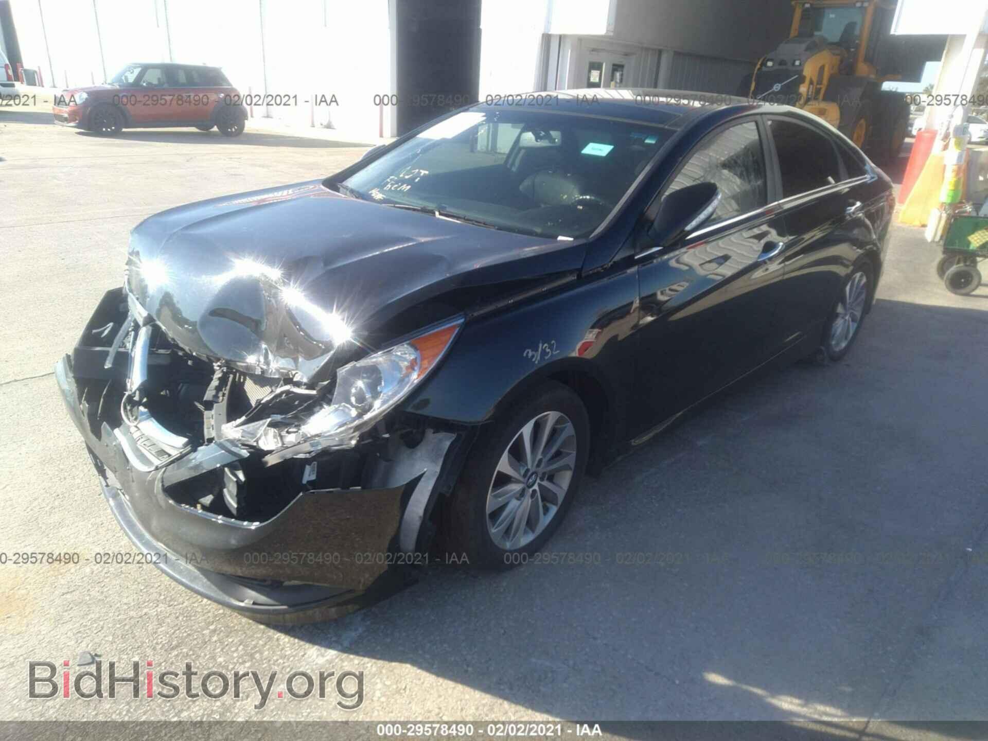 2014 HYUNDAI SONATA - VIN: 5NPEC4AC2EH872560 - Фото 2