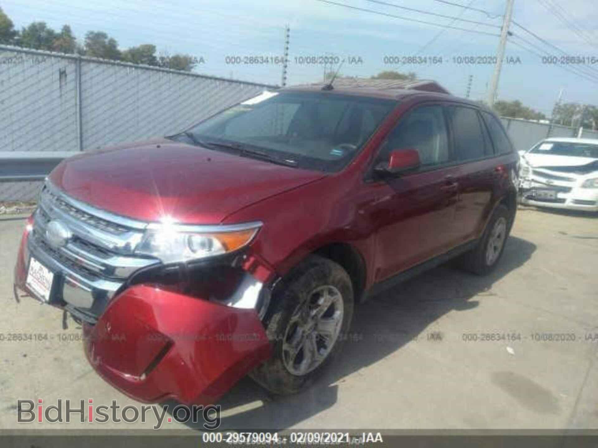 2013 FORD EDGE - VIN: 2FMDK3JC7DBE10980 - Фото 2