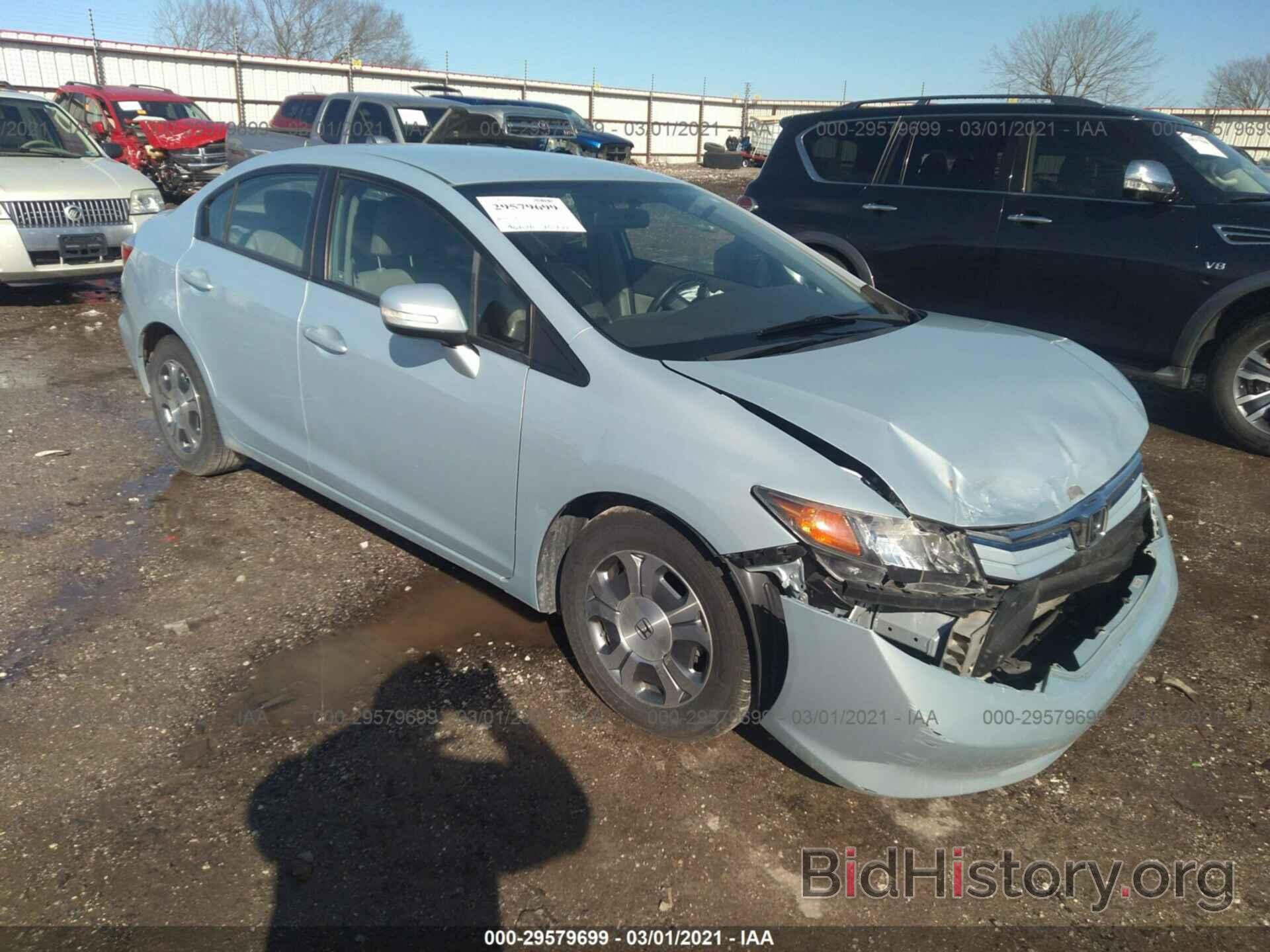 Photo JHMFB4F36CS005935 - HONDA CIVIC HYBRID 2012