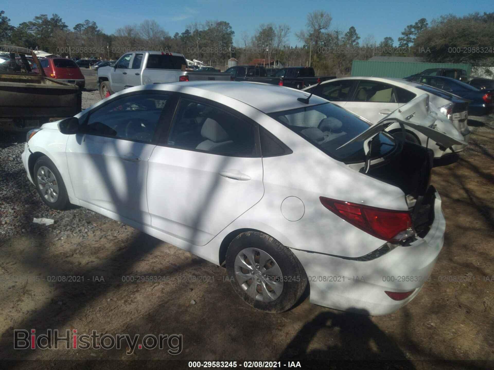 2016 HYUNDAI ACCENT - VIN: KMHCT4AE9GU124918 - Фото 3