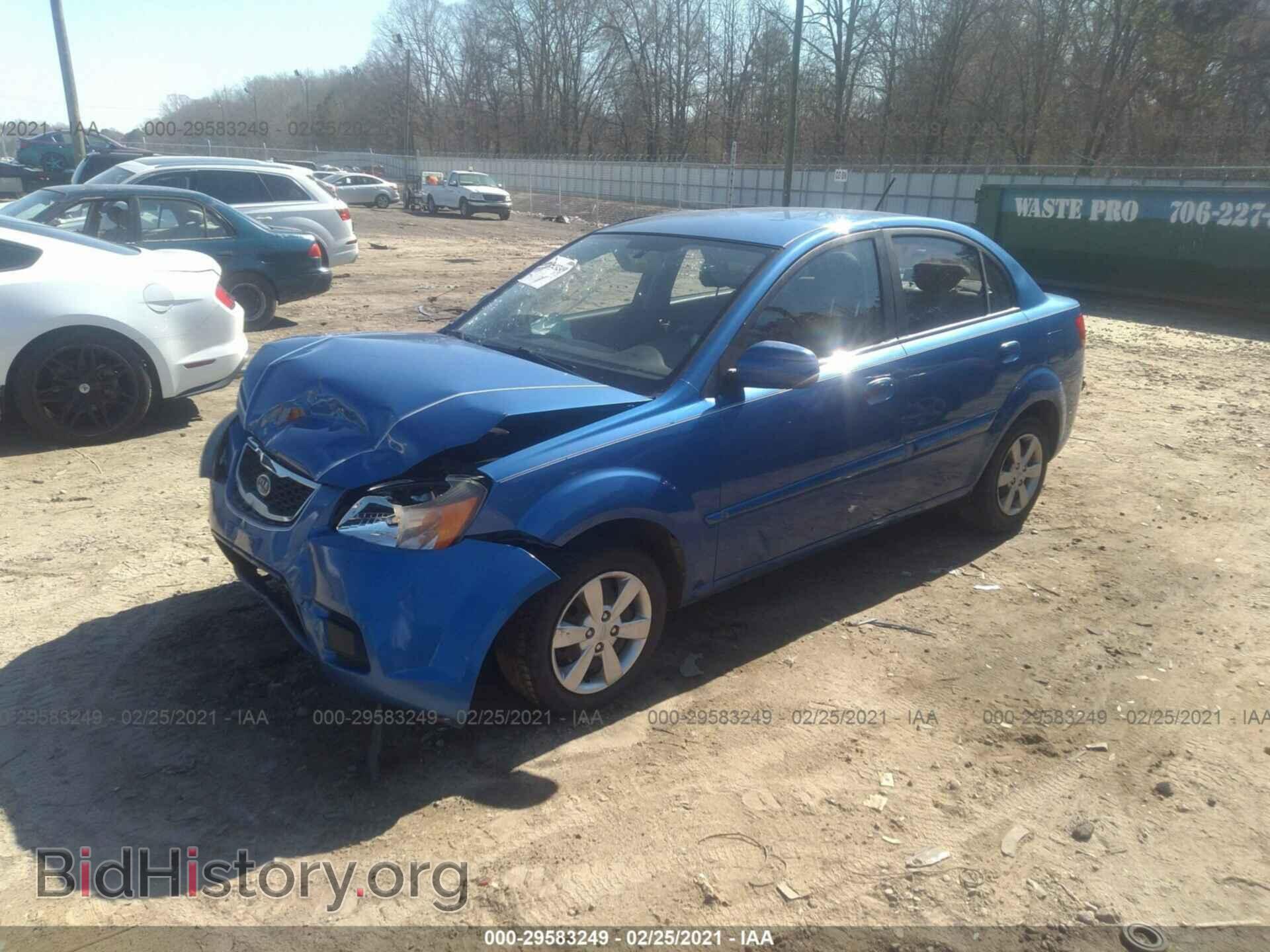 2010 KIA RIO - VIN: KNADH4A30A6645009 - Фото 2