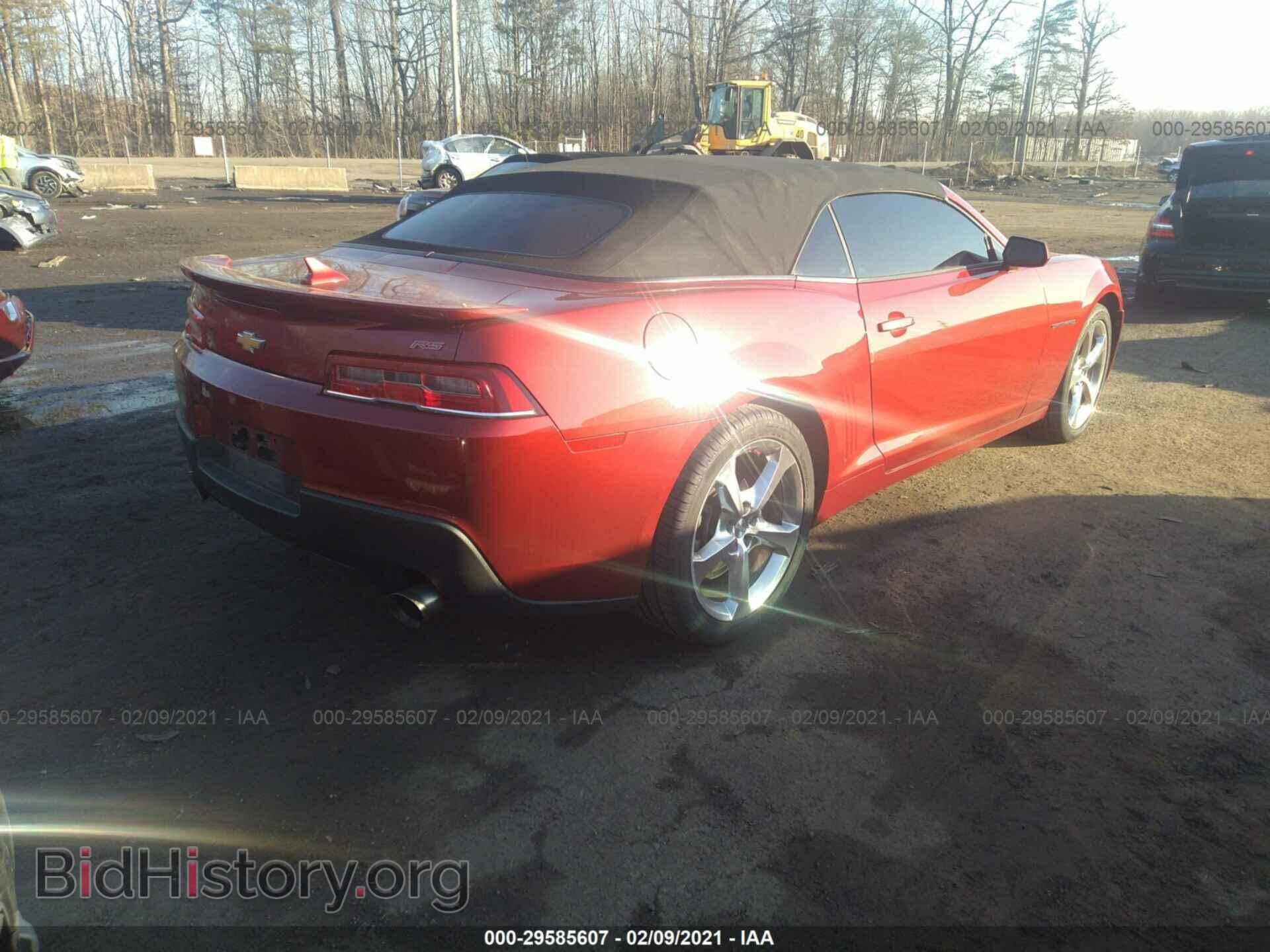 2014 CHEVROLET CAMARO - VIN: 2G1FC3D37E9287186 - Фото 4