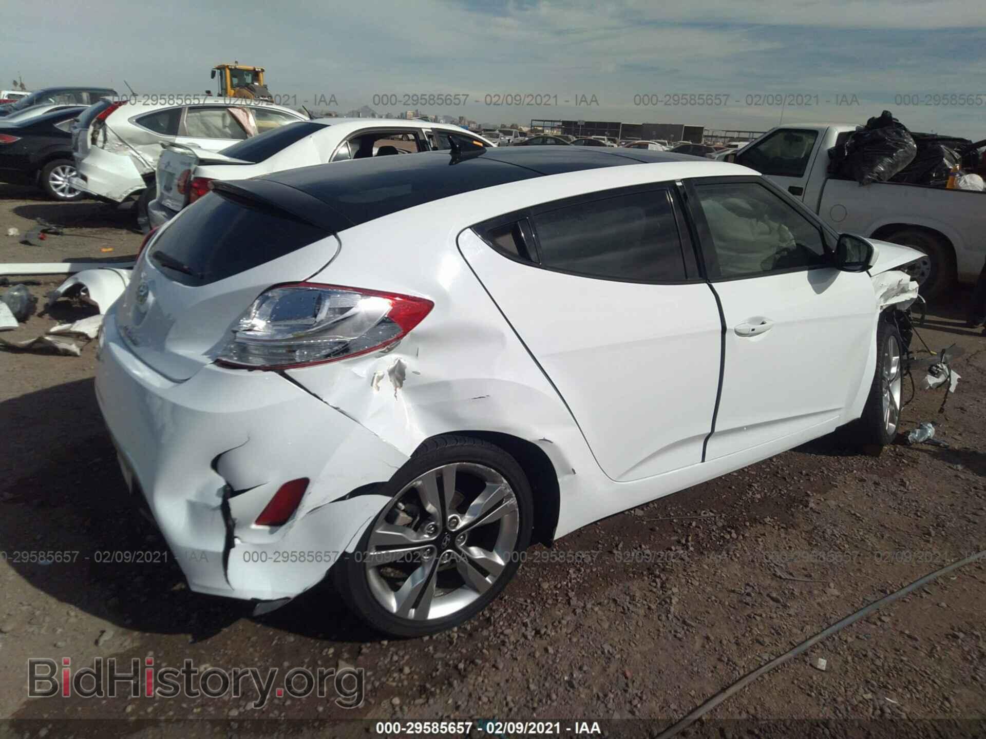 2017 HYUNDAI VELOSTER - VIN: KMHTC6AD9HU315744 - Фото 4