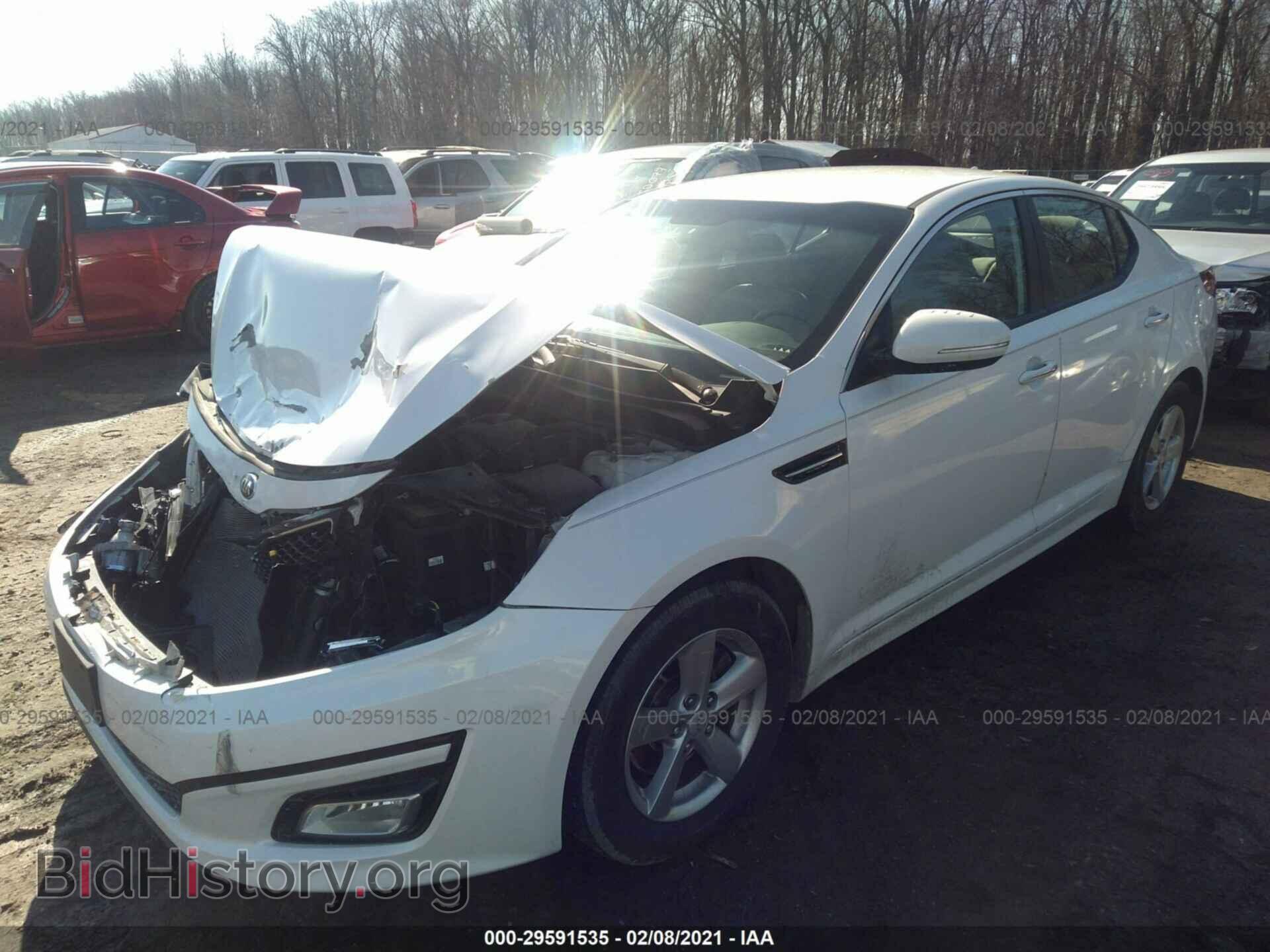 2015 KIA OPTIMA - VIN: KNAGM4A74F5649816 - Photo 2