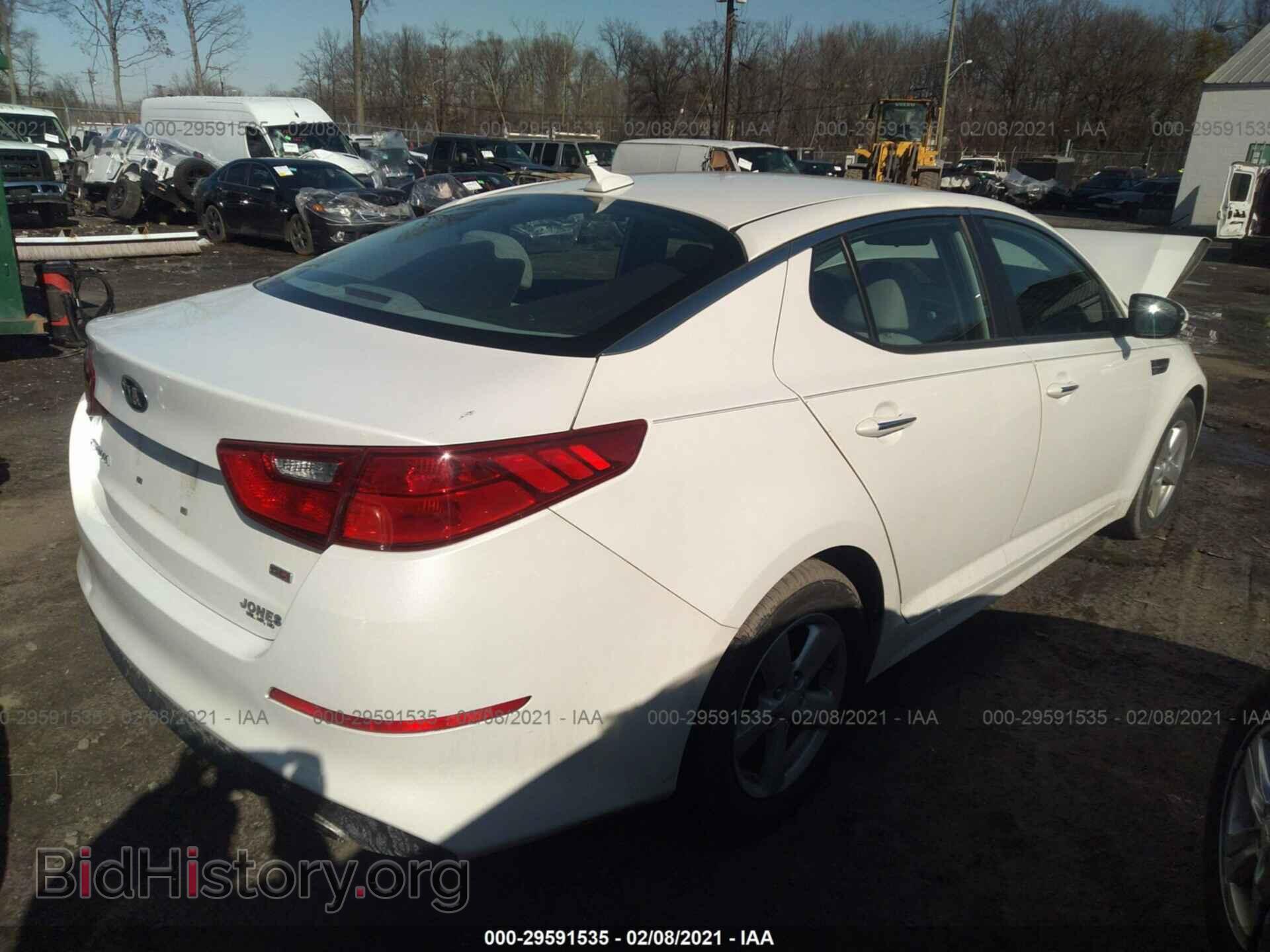 2015 KIA OPTIMA - VIN: KNAGM4A74F5649816 - Photo 4