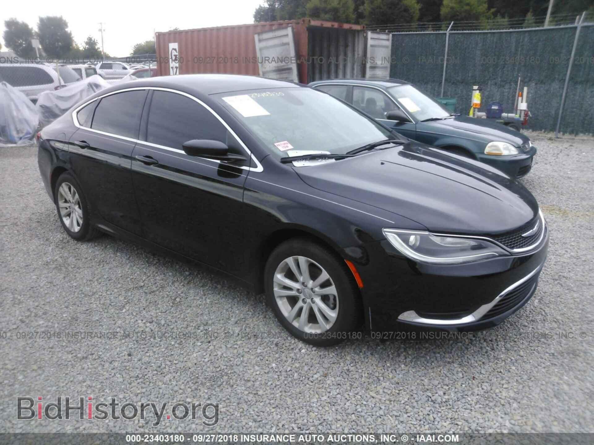 Фотография 1C3CCCABXGN142055 - CHRYSLER 200 2016