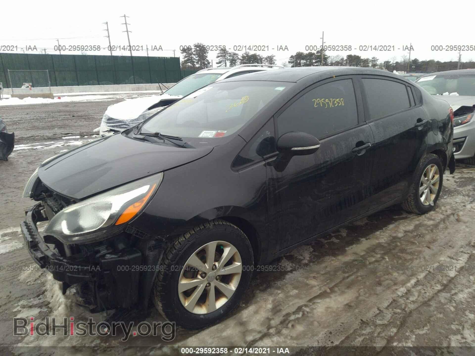2012 KIA RIO - VIN: KNADN4A37C6045048 - Фото 2
