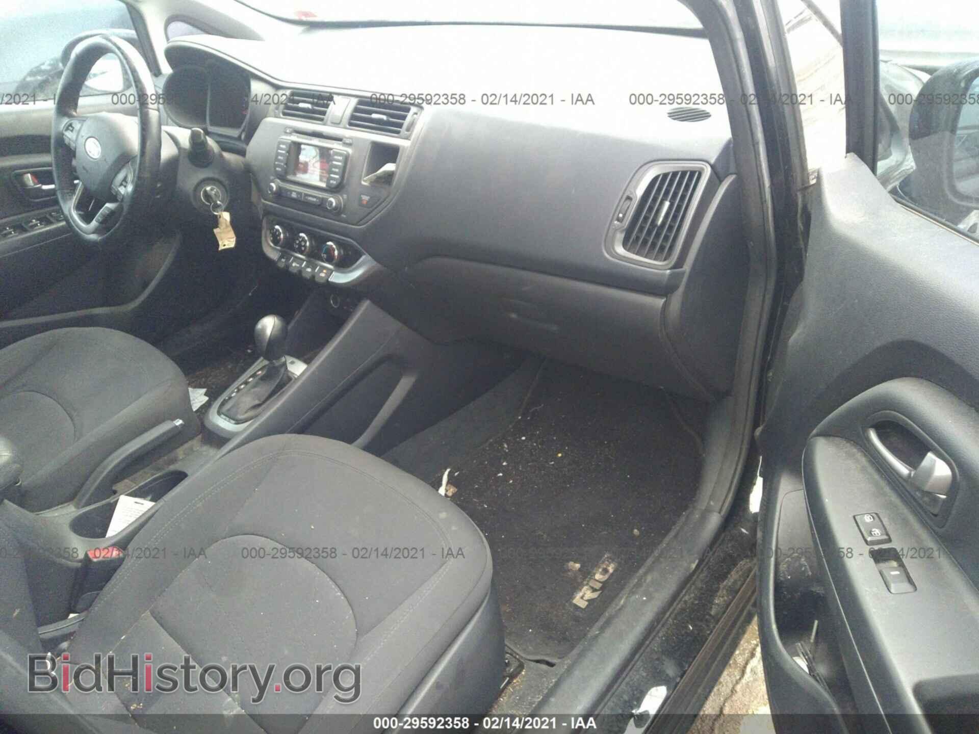 2012 KIA RIO - VIN: KNADN4A37C6045048 - Фото 5