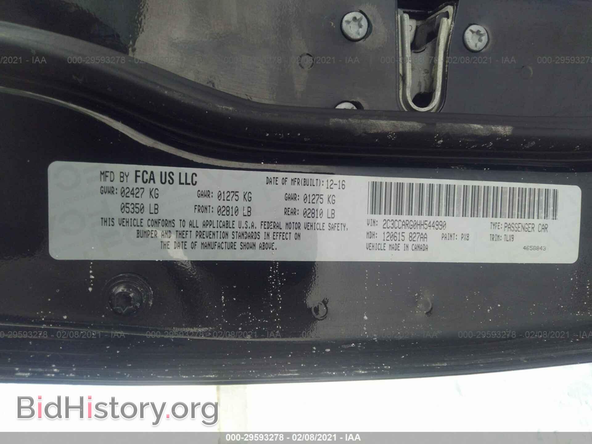 2017 CHRYSLER 300 - VIN: 2C3CCARG0HH544990 - Photo 9
