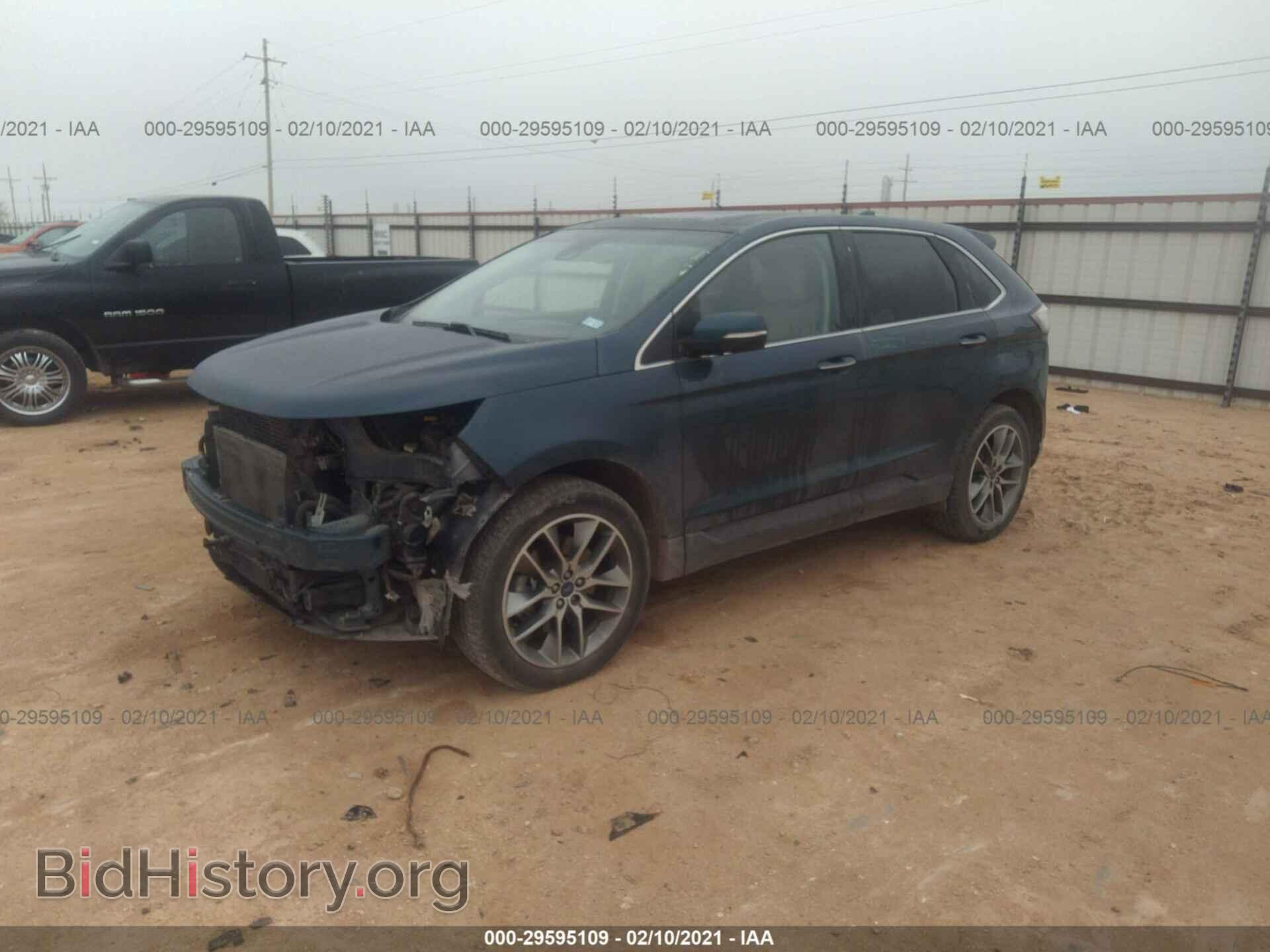 2016 FORD EDGE - VIN: 2FMPK3K89GBB03984 - Фото 2