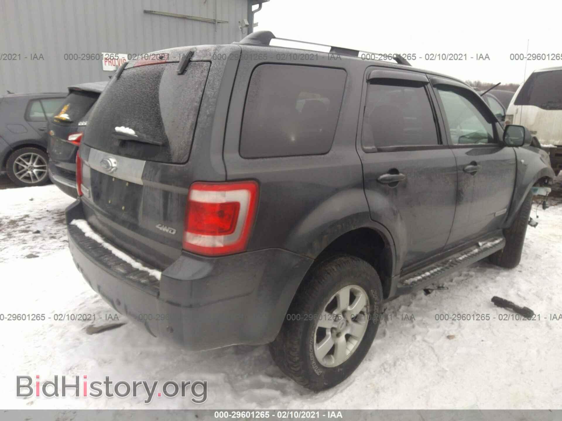 2008 FORD ESCAPE - VIN: 1FMCU94148KA43941 - Фото 4