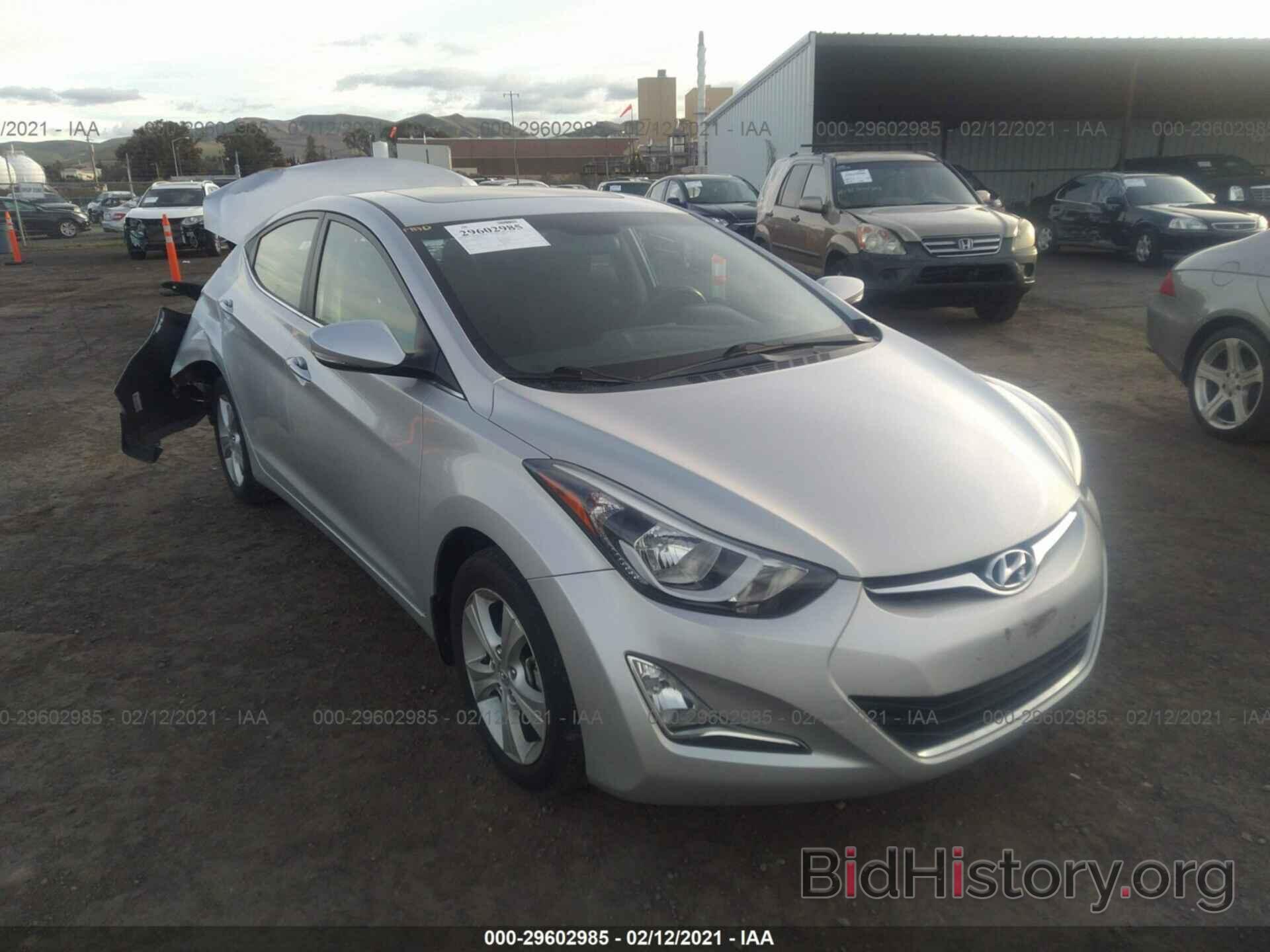 Photo KMHDH4AE4GU573784 - HYUNDAI ELANTRA 2016