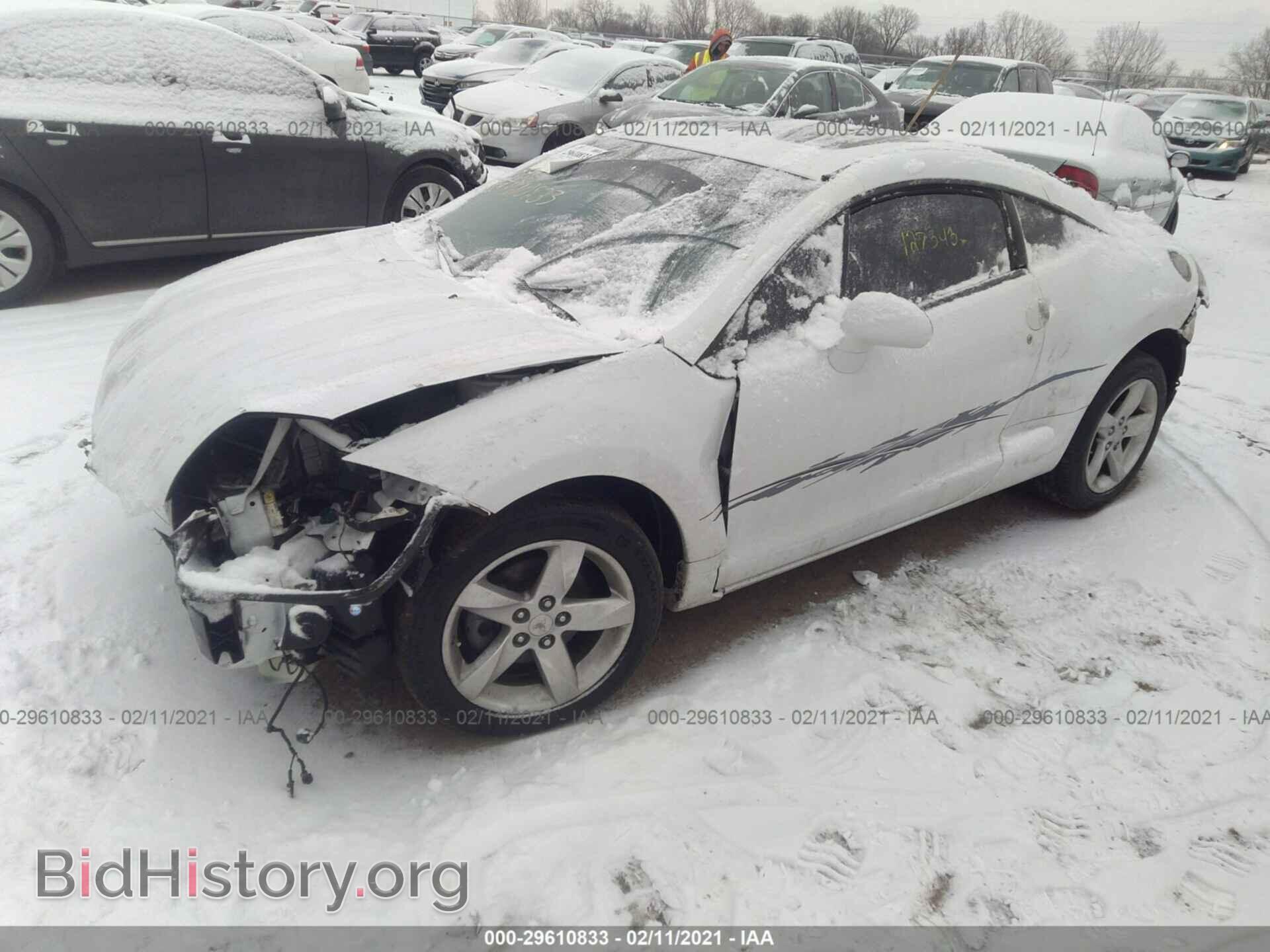2008 MITSUBISHI ECLIPSE - VIN: 4A3AK24F68E004560 - Фото 2