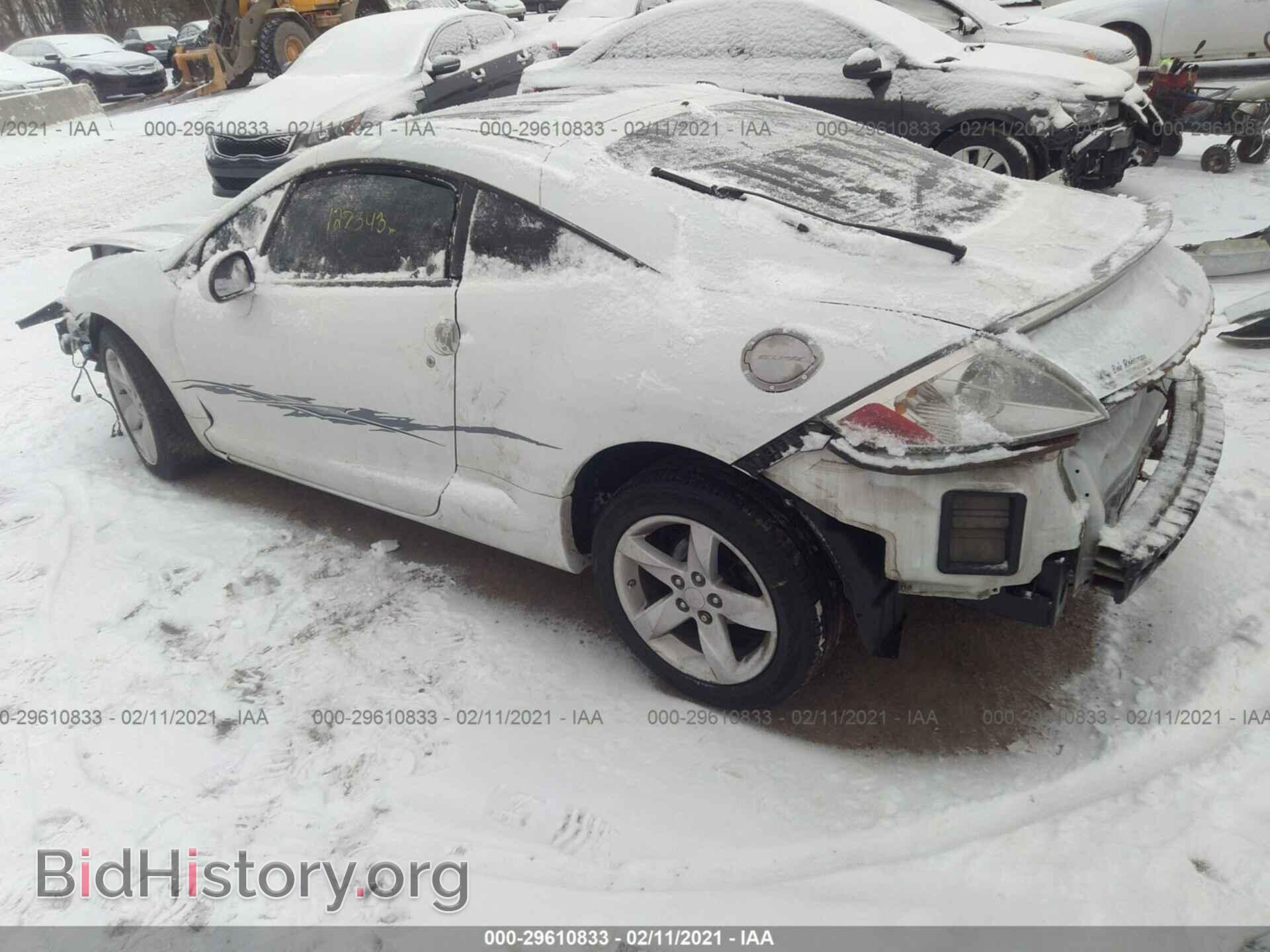 2008 MITSUBISHI ECLIPSE - VIN: 4A3AK24F68E004560 - Фото 3