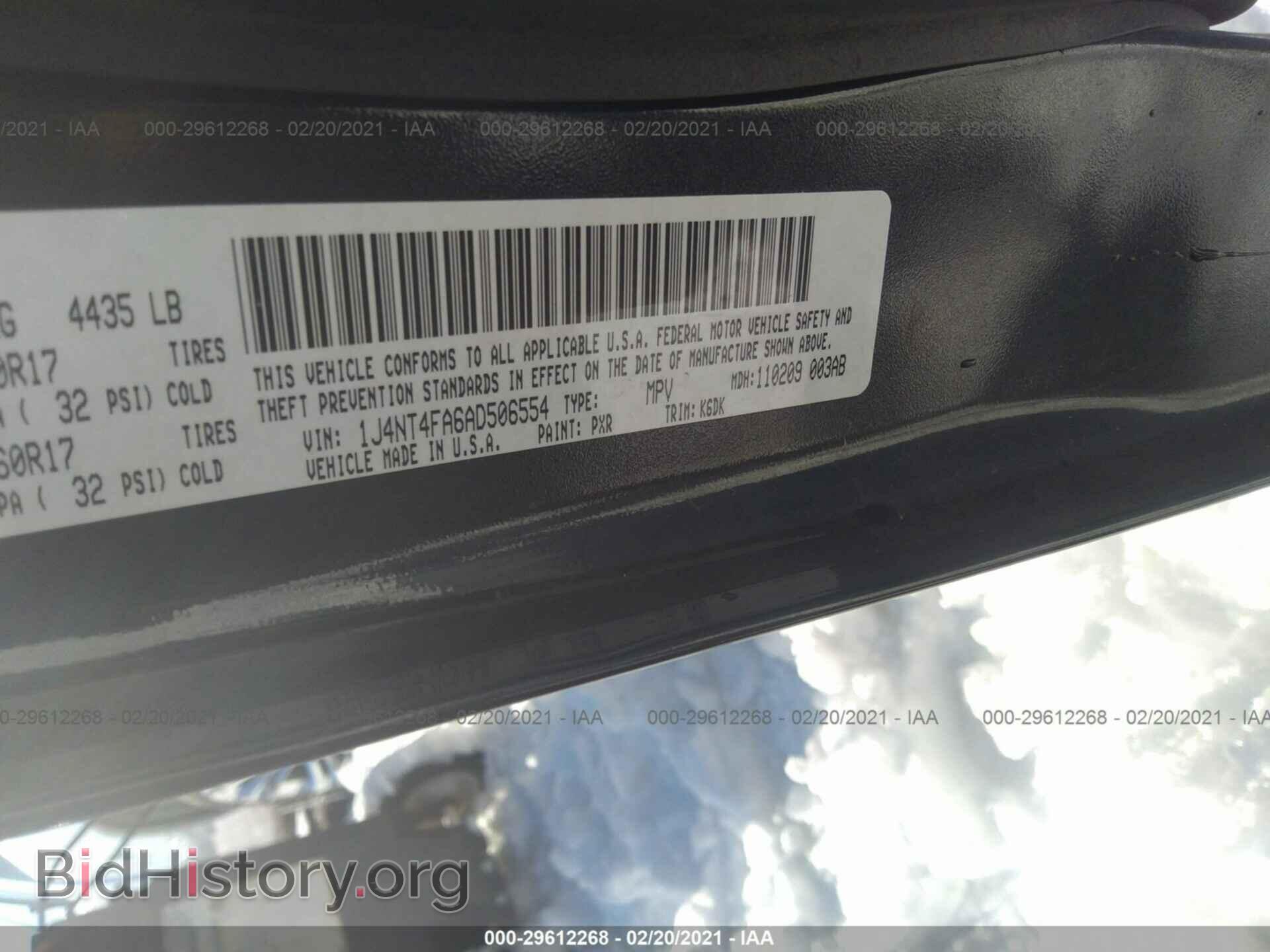2010 JEEP COMPASS - VIN: 1J4NT4FA6AD506554 - Фото 9