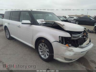 2012 Ford FLEX SEL, white — VIN 2FMGK5CC1CBD01001, IAAI