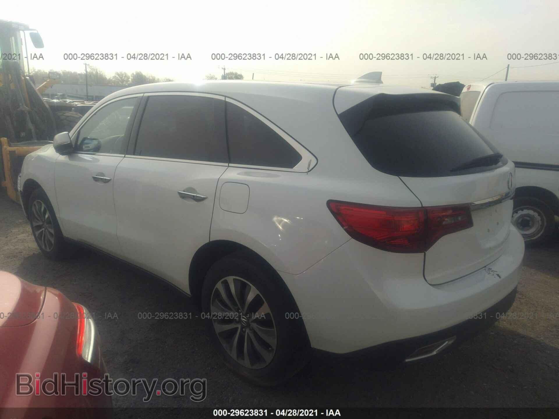 2015 ACURA MDX - VIN: 5FRYD4H45FB003541 - Photo 2