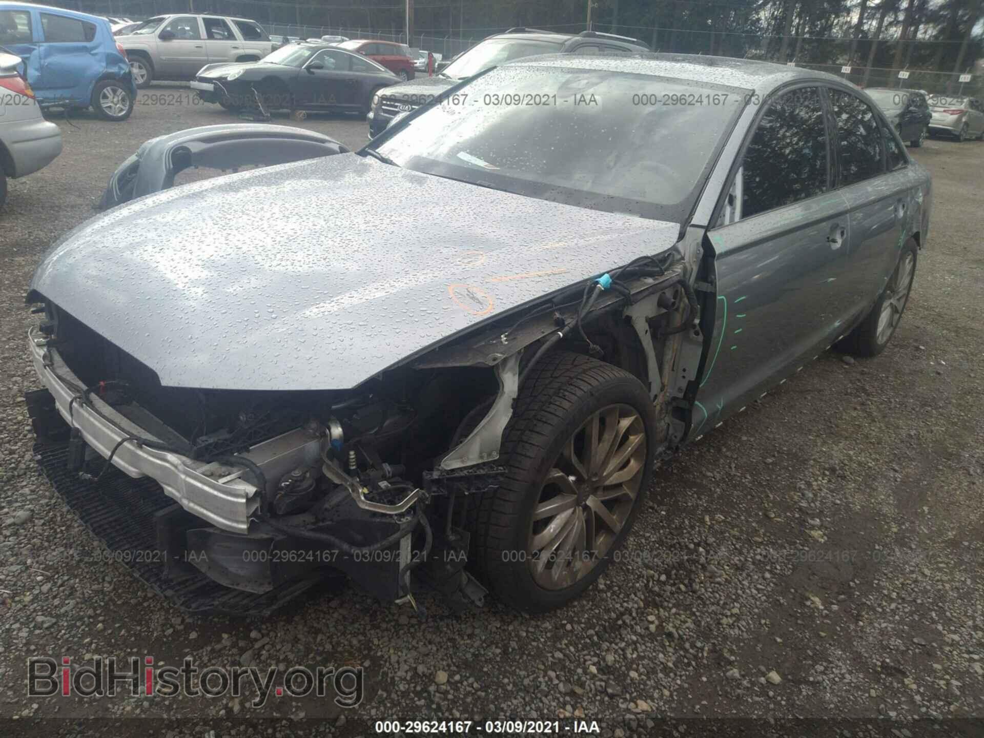 2013 AUDI A6 - VIN: WAUJGAFC9DN043166 - Фото 2