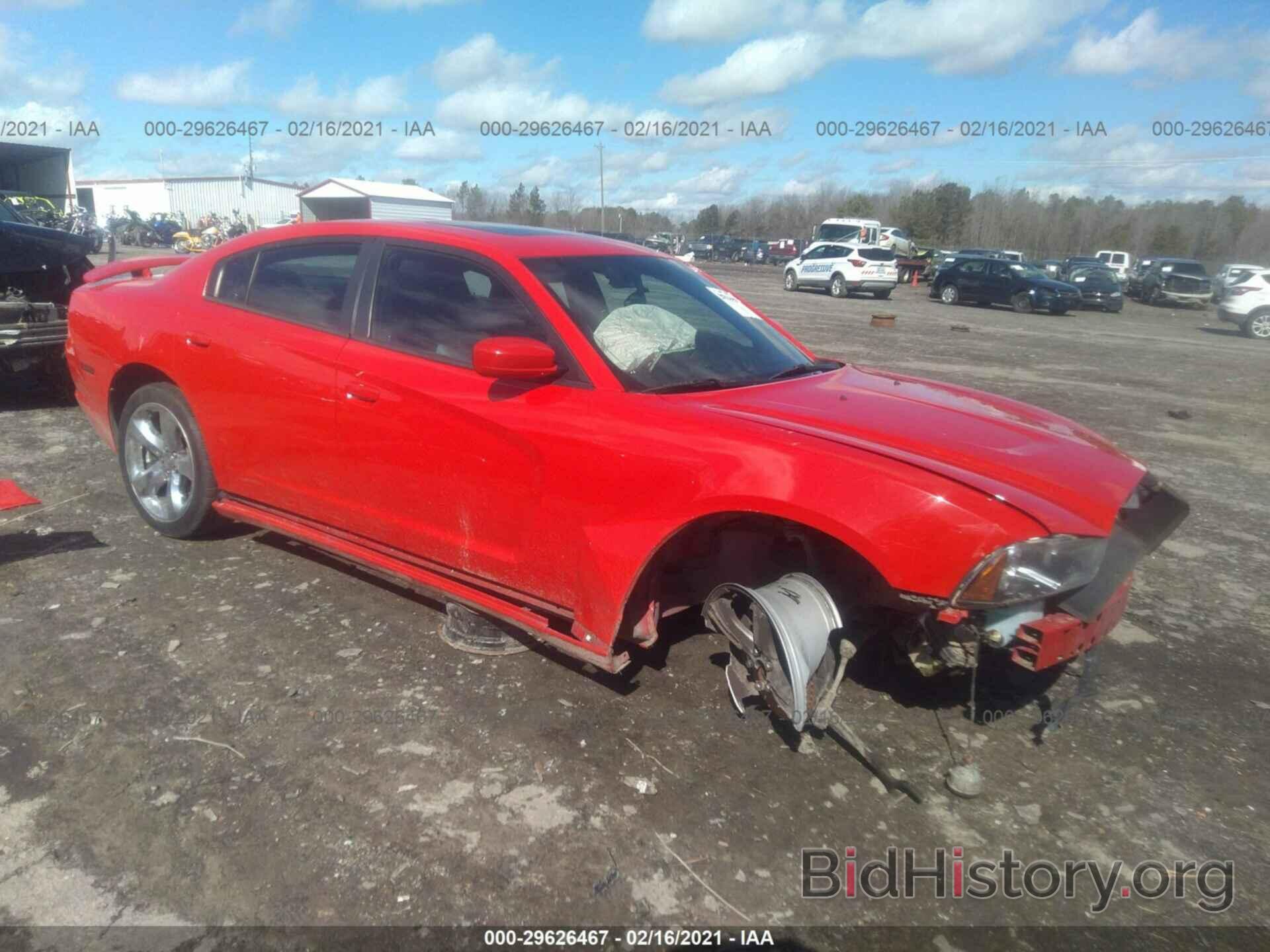 Photo 2C3CDXHG7DH742784 - DODGE CHARGER 2013