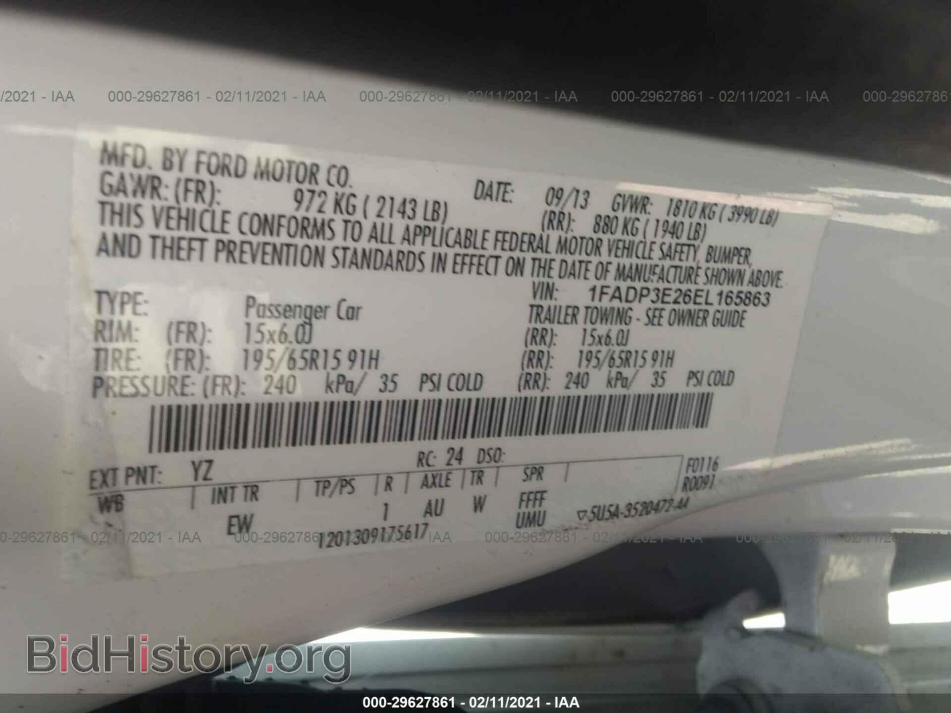 2014 FORD FOCUS - VIN: 1FADP3E26EL165863 - Photo 9