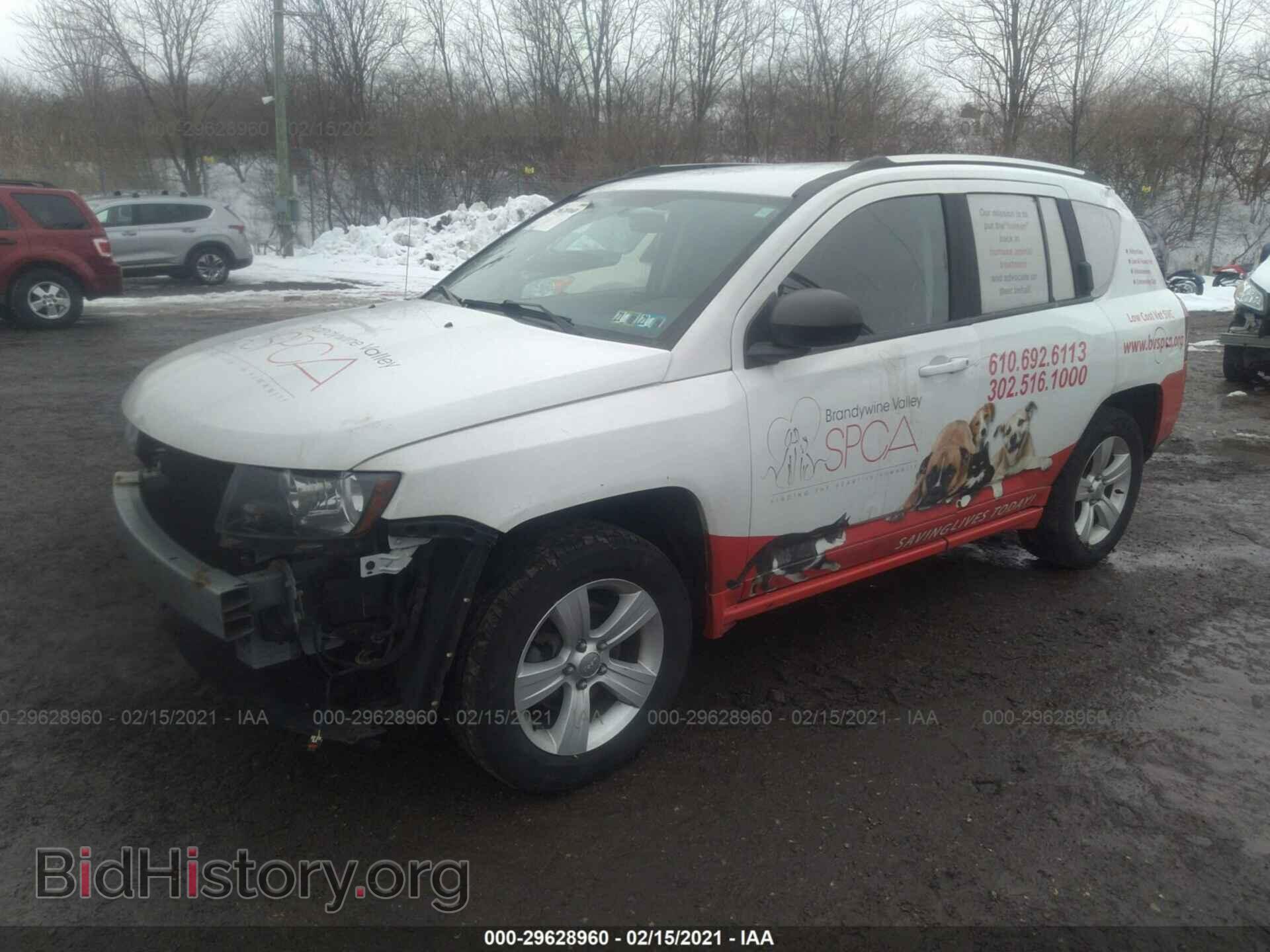 2014 JEEP COMPASS - VIN: 1C4NJDBB9ED926809 - Фото 2
