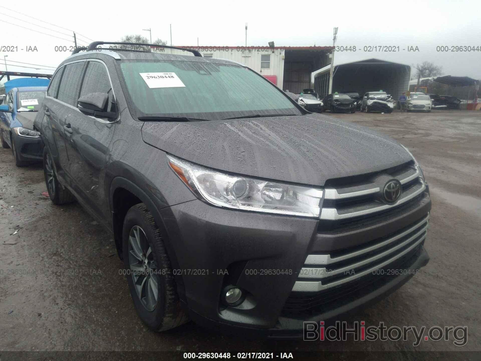 Photo 5TDKZRFH3JS287803 - TOYOTA HIGHLANDER 2018