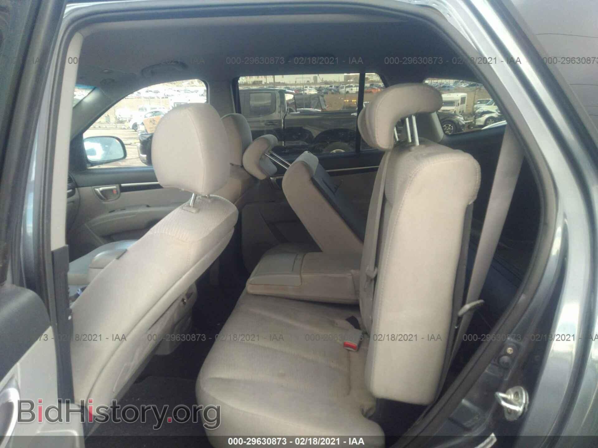 2009 HYUNDAI SANTA FE - VIN: 5NMSG13D09H250652 - Фото 8