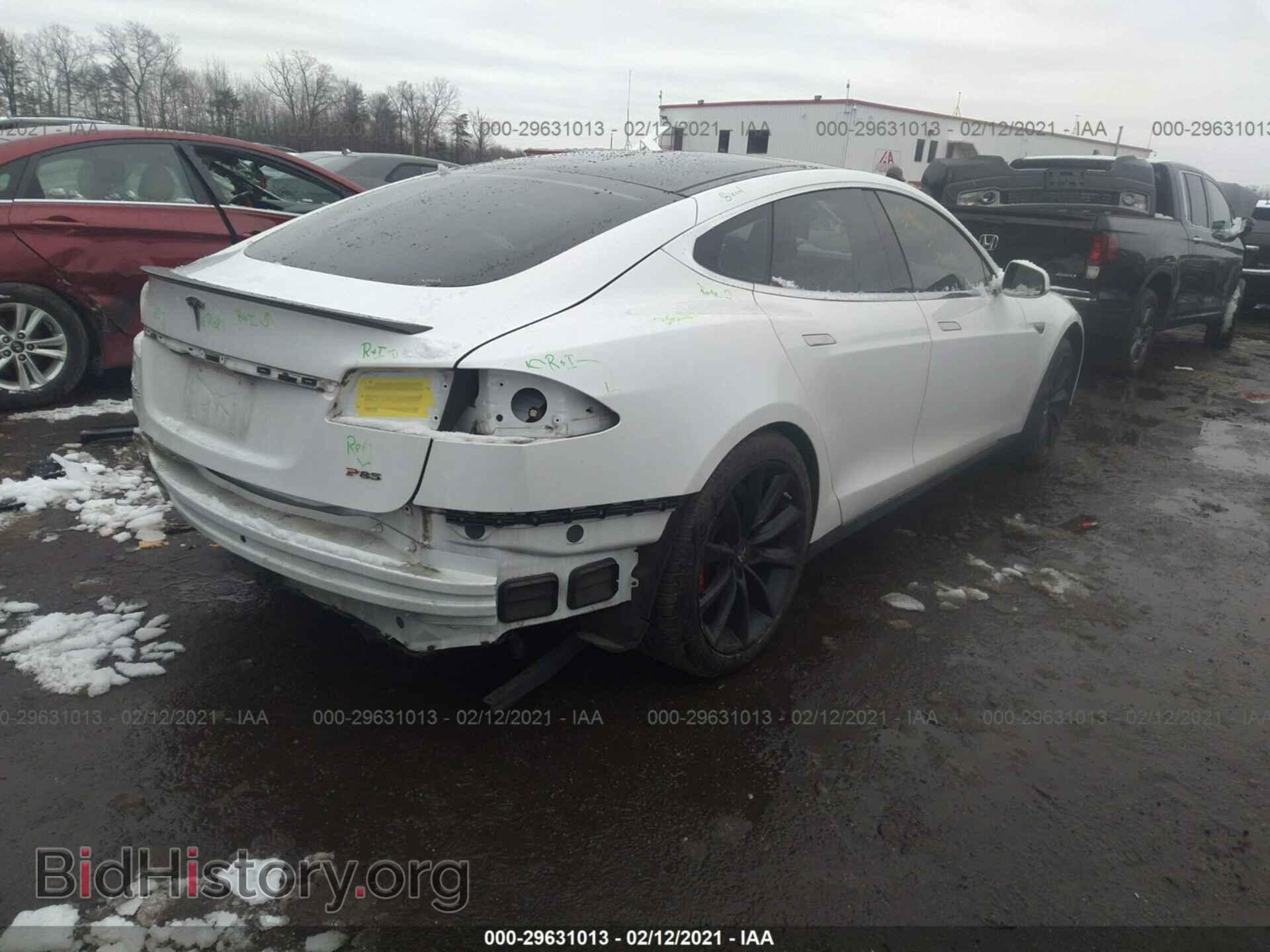 2014 TESLA MODEL S - VIN: 5YJSA1H12EFP45348 - Фото 4