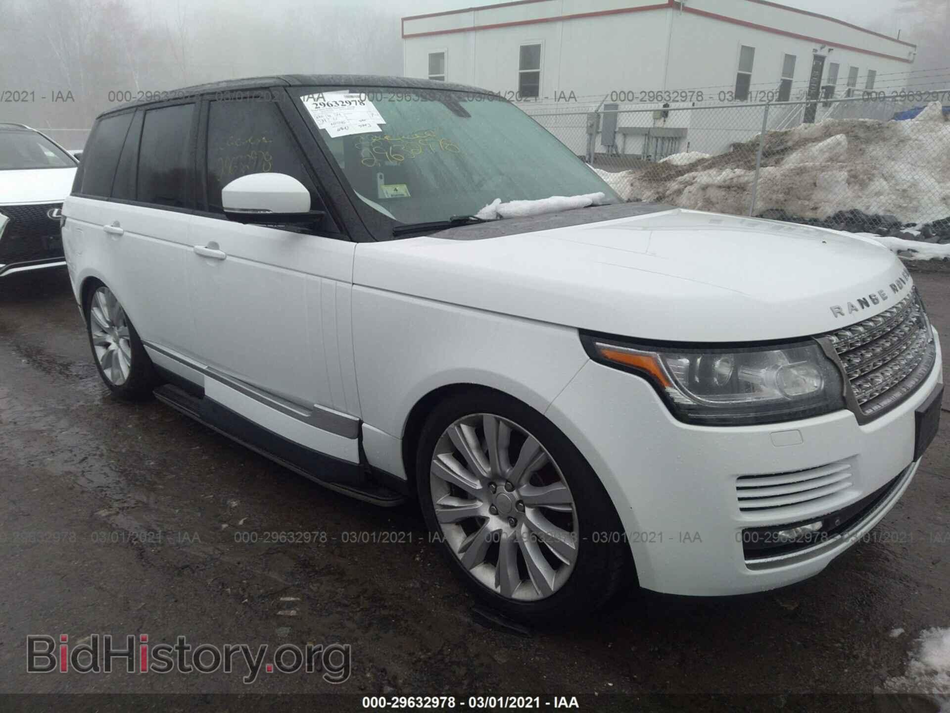 Photo SALGS2TF8EA192346 - LAND ROVER RANGE ROVER 2014