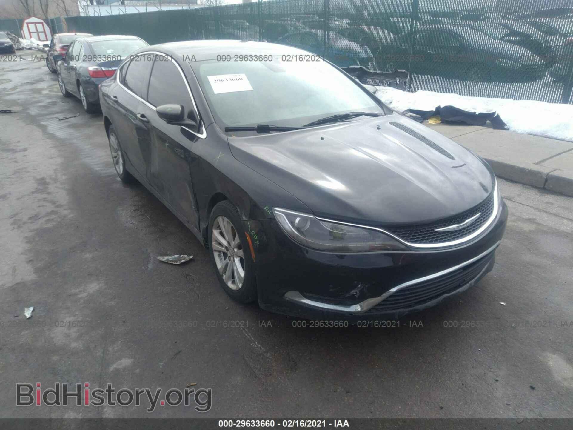 Фотография 1C3CCCAB5FN739967 - CHRYSLER 200 2015