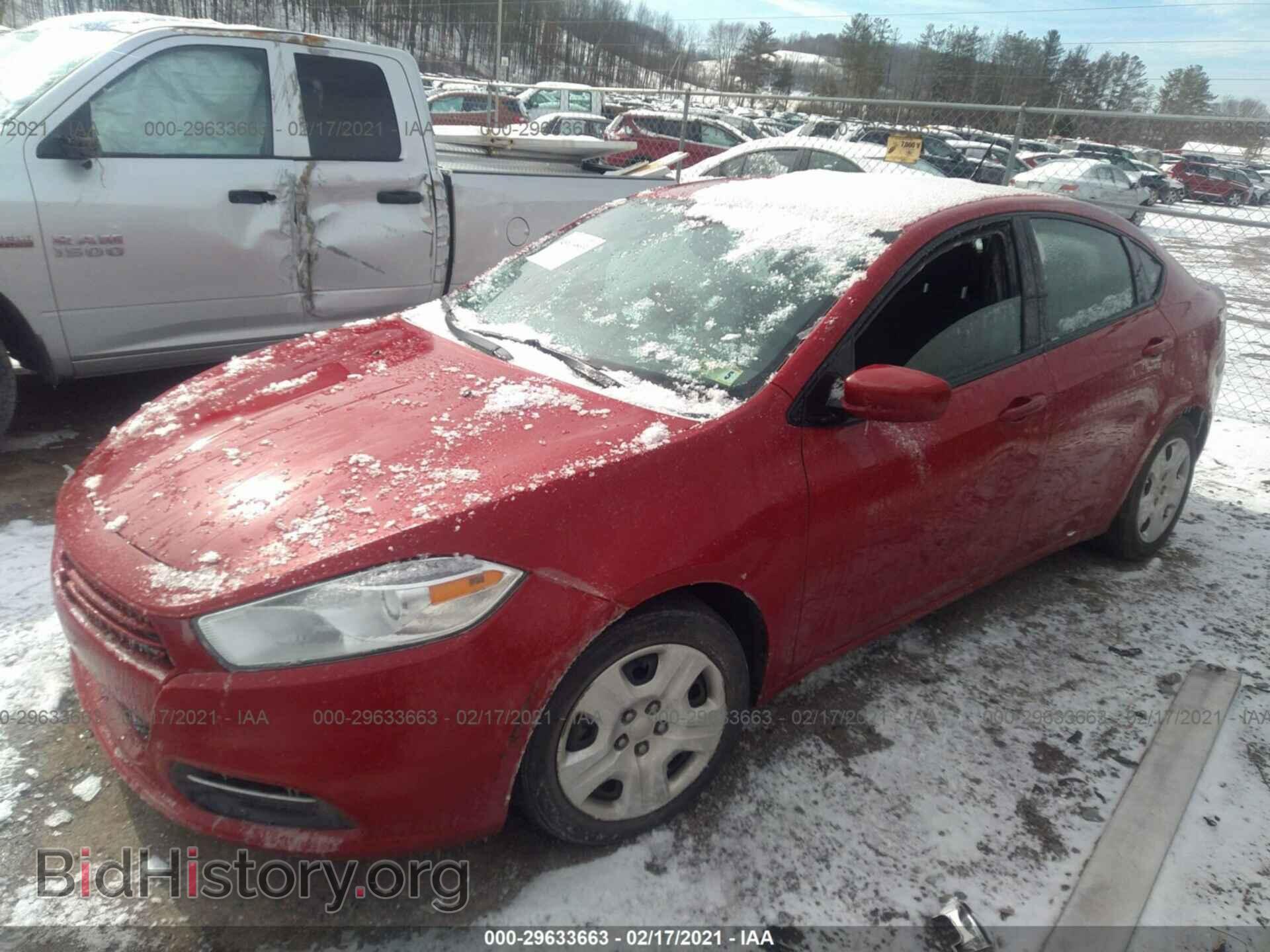 2013 DODGE DART - VIN: 1C3CDFAH5DD240625 - Фото 2