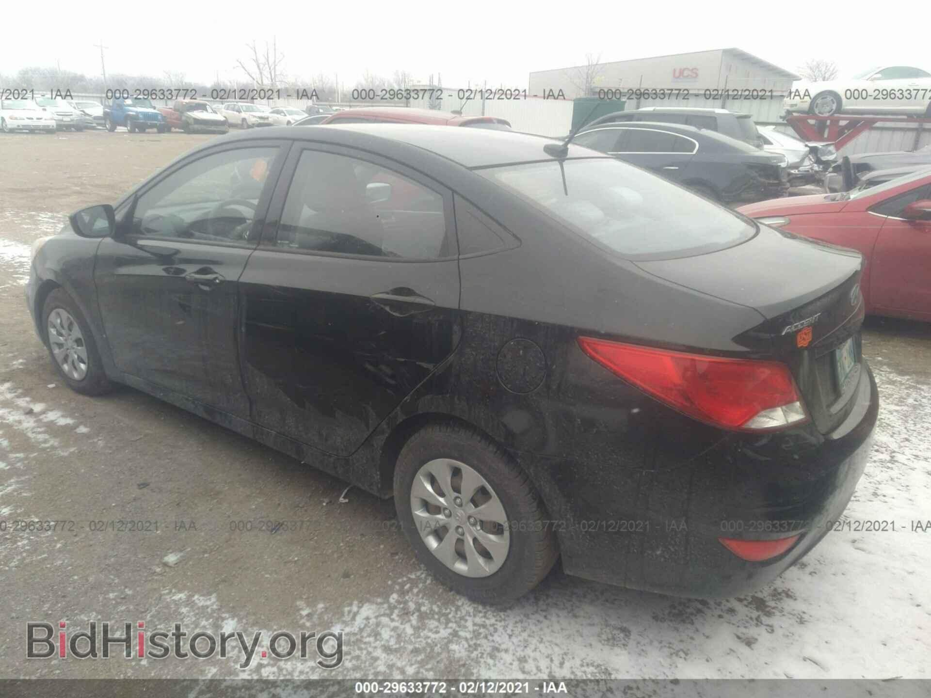 2016 HYUNDAI ACCENT - VIN: KMHCT4AEXGU014346 - Фото 3