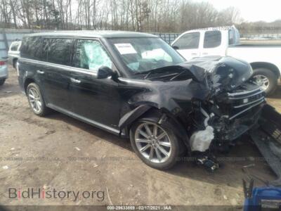 2018 Ford FLEX Limited, черный — VIN 2FMHK6D8XJBA17027, IAAI