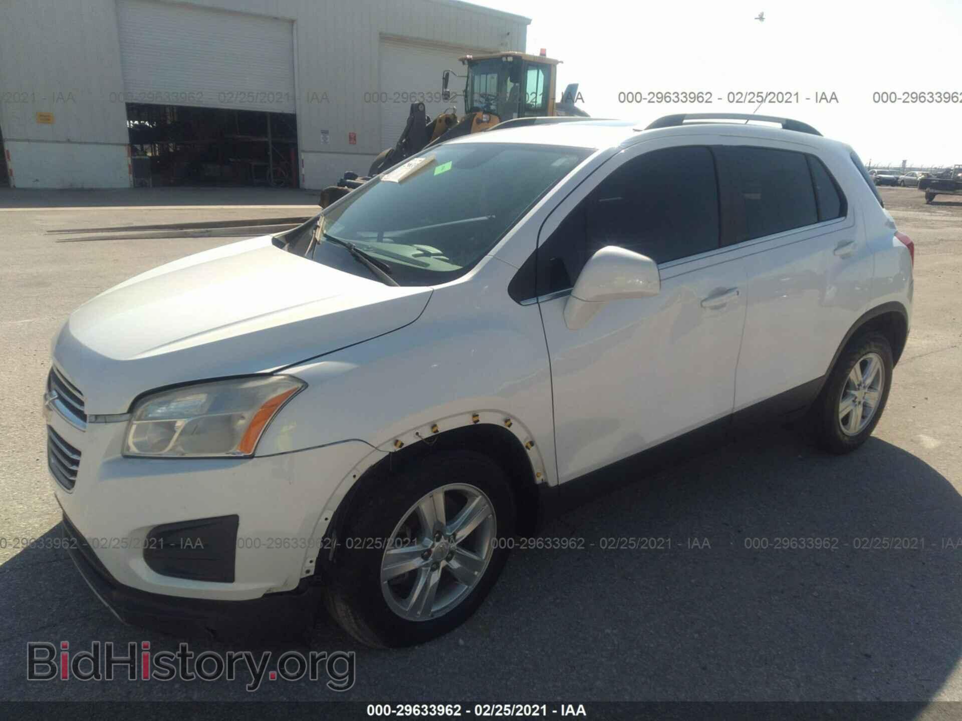 2015 CHEVROLET TRAX - VIN: KL7CJLSBXFB168412 - Фото 2