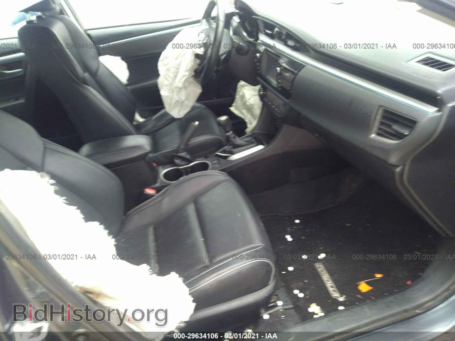 2014 TOYOTA COROLLA - VIN: 5YFBURHE8EP166569 - Фото 5