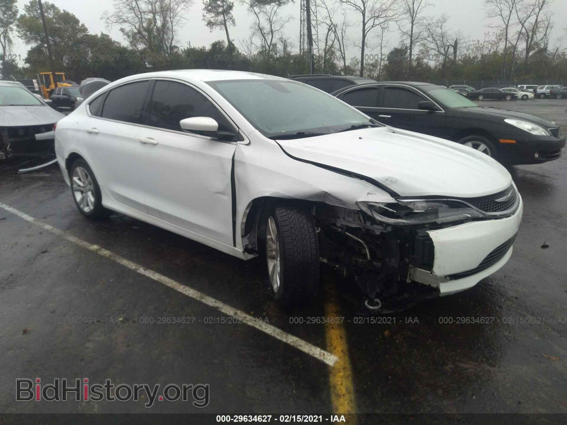 Фотография 1C3CCCAB2GN168181 - CHRYSLER 200 2016