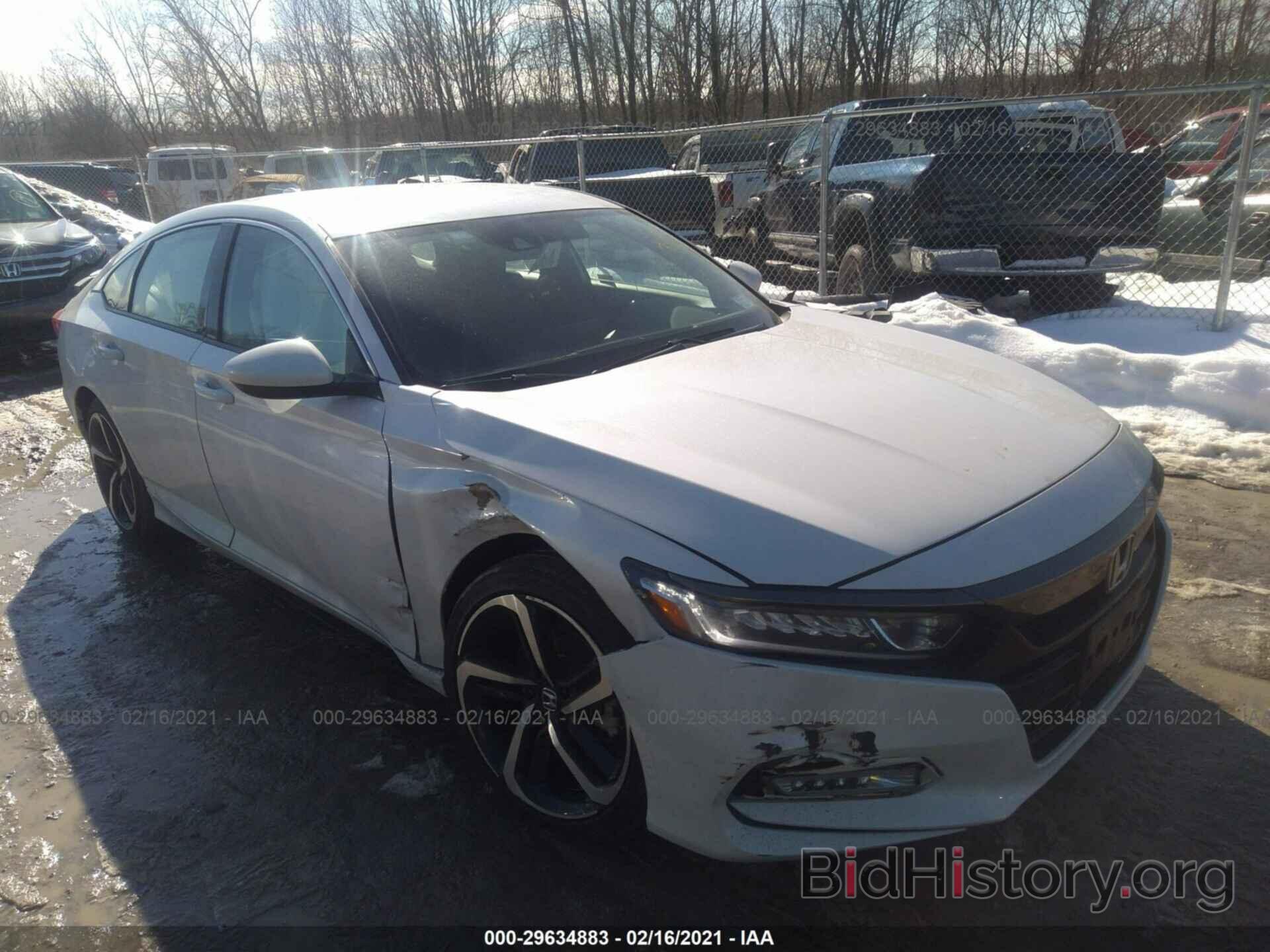 Photo 1HGCV1F36KA124780 - HONDA ACCORD SEDAN 2019