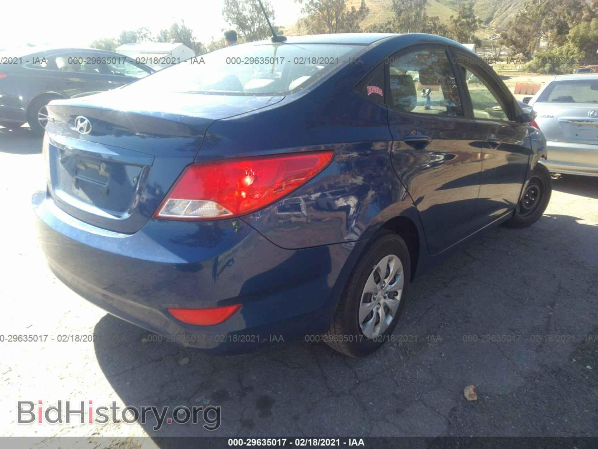 2017 HYUNDAI ACCENT - VIN: KMHCT4AE5HU274820 - Фото 4