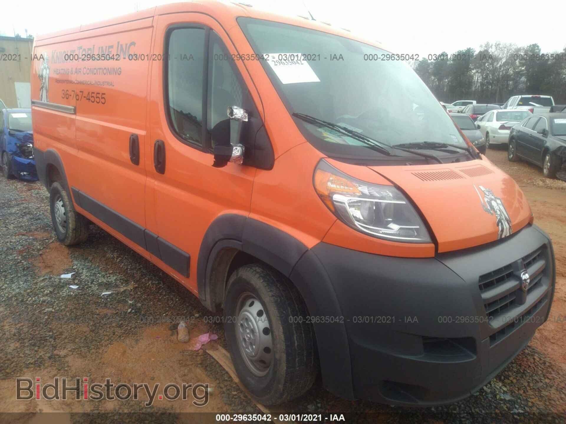 Photo 3C6TRVAG6JE145328 - RAM PROMASTER CARGO VAN 2018