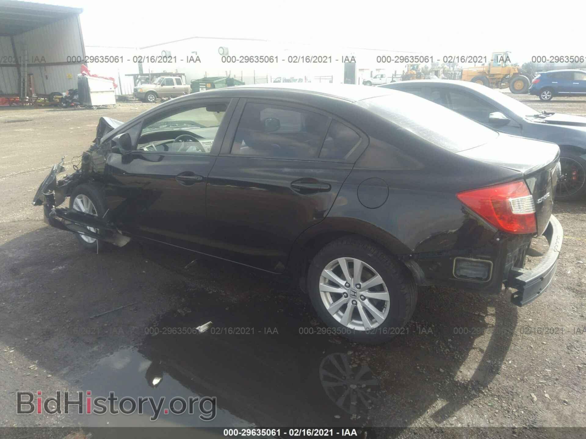 2012 HONDA CIVIC SDN - VIN: 2HGFB2F91CH527231 - Фото 3