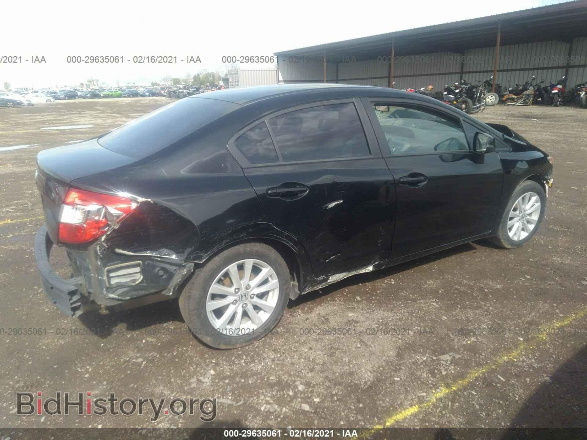 2012 HONDA CIVIC SDN - VIN: 2HGFB2F91CH527231 - Фото 4