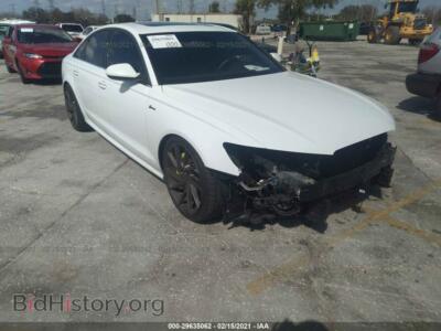 2013 Audi A6 3.0T Prestige, white — VIN WAUHGAFC8DN090476, IAAI