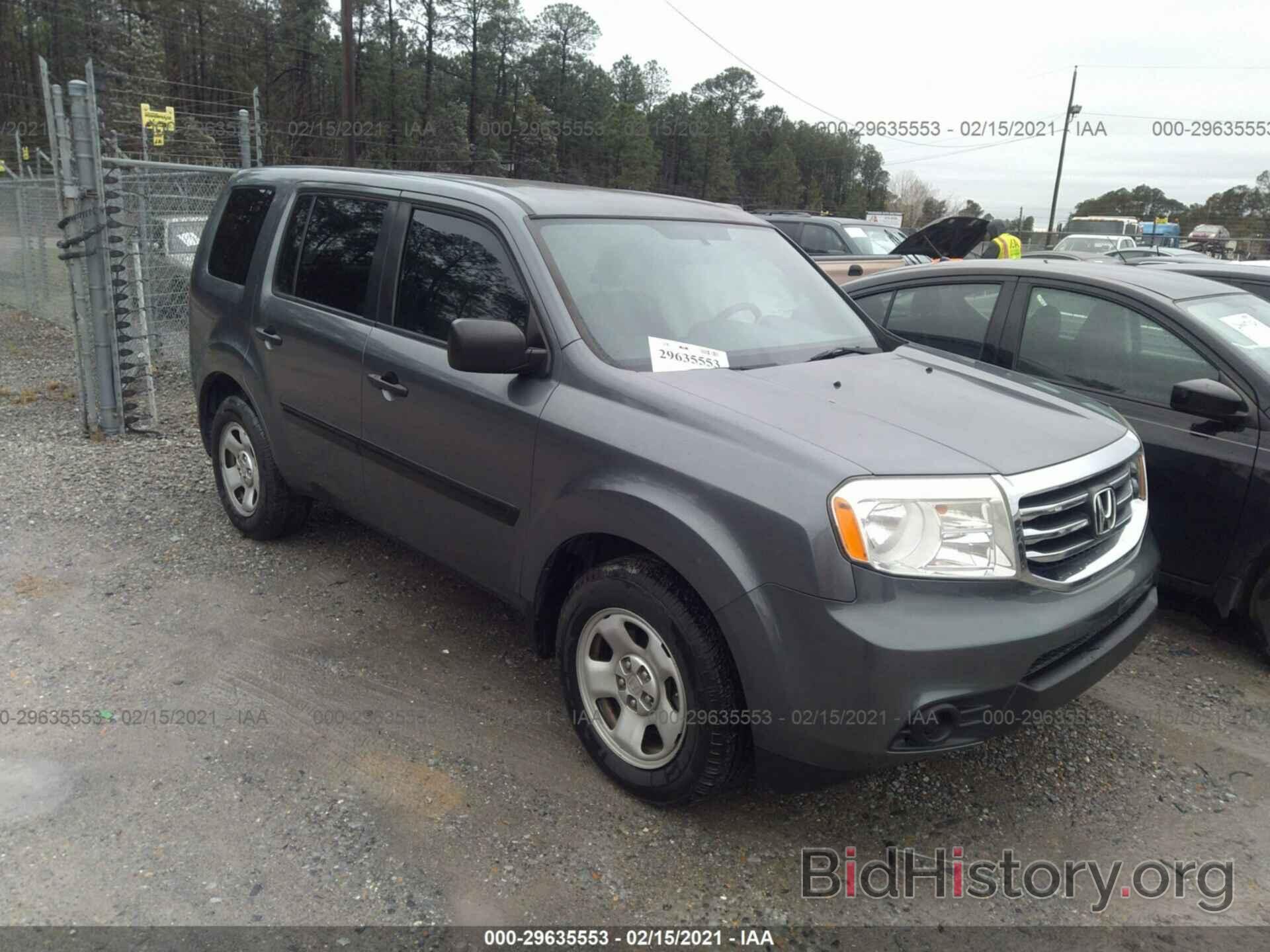 Фотография 5FNYF3H23DB013423 - HONDA PILOT 2013