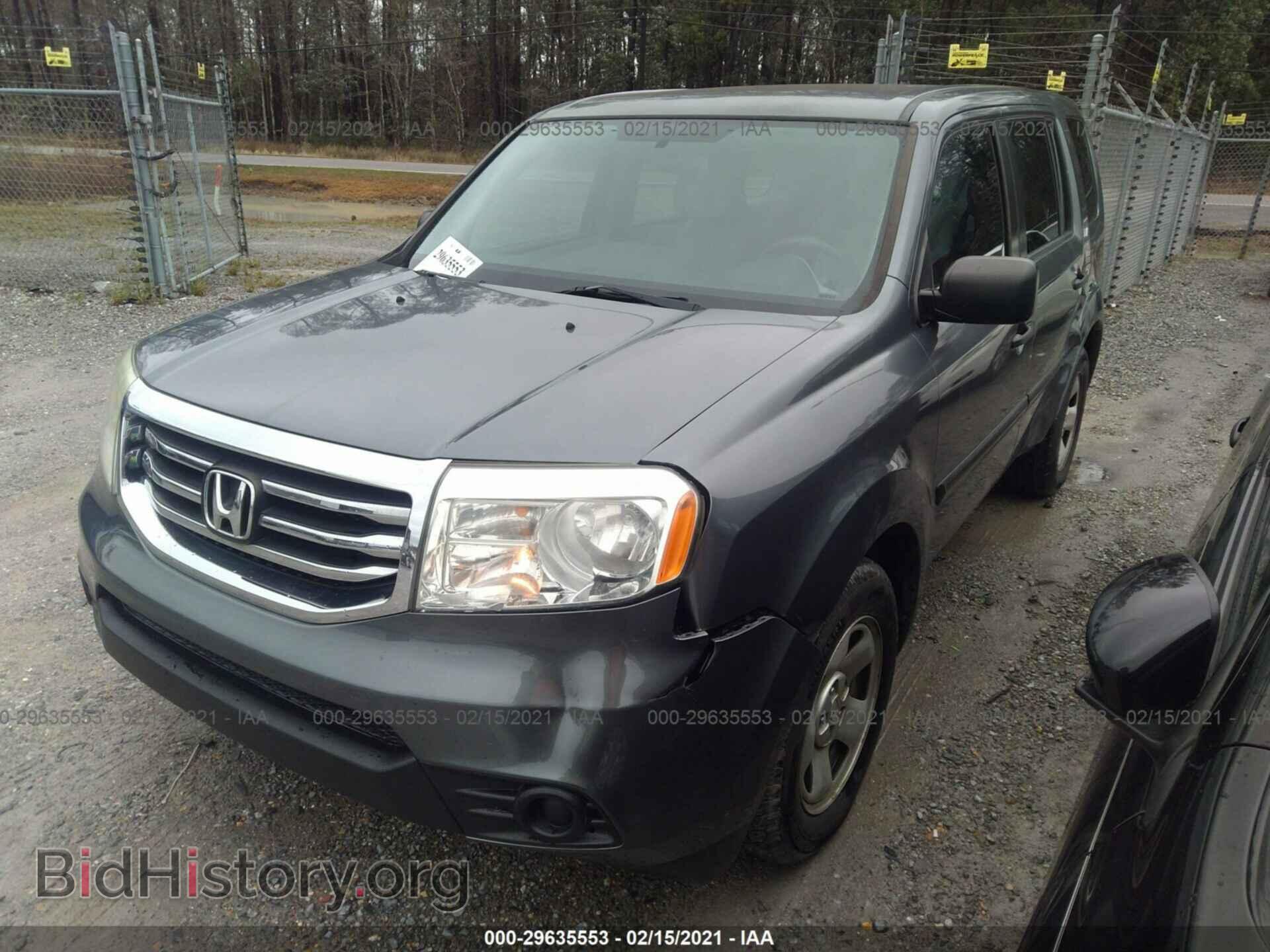 2013 HONDA PILOT - VIN: 5FNYF3H23DB013423 - Фото 2