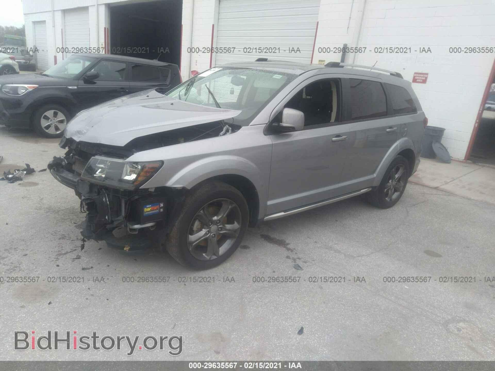2015 DODGE JOURNEY - VIN: 3C4PDCGBXFT631944 - Фото 2