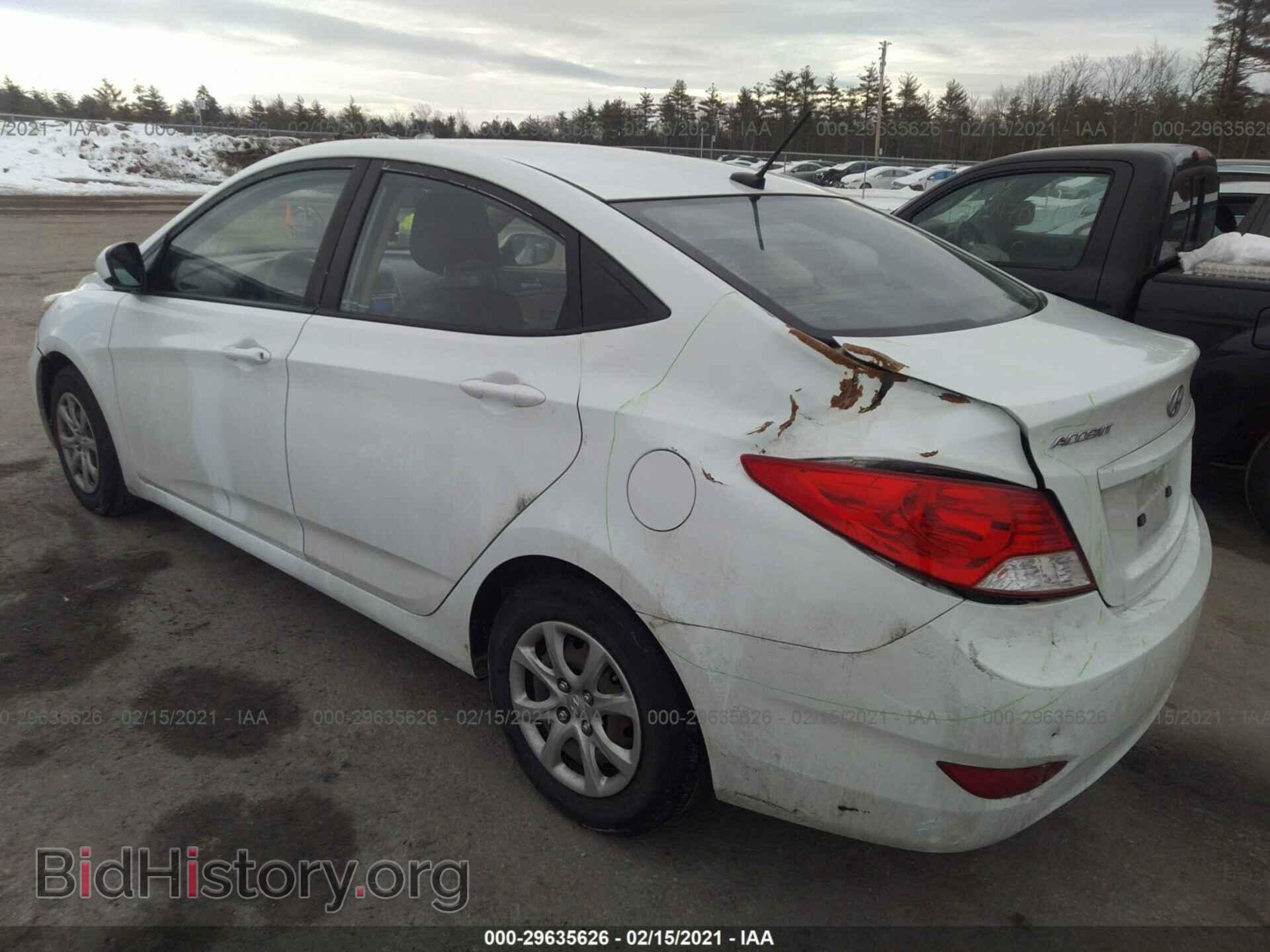 2013 HYUNDAI ACCENT - VIN: KMHCT4AE0DU487121 - Фото 3