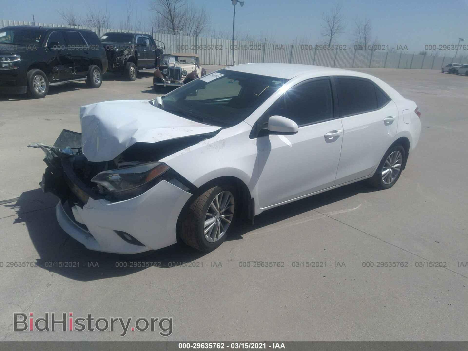 2014 TOYOTA COROLLA - VIN: 2T1BURHE8EC137377 - Фото 2