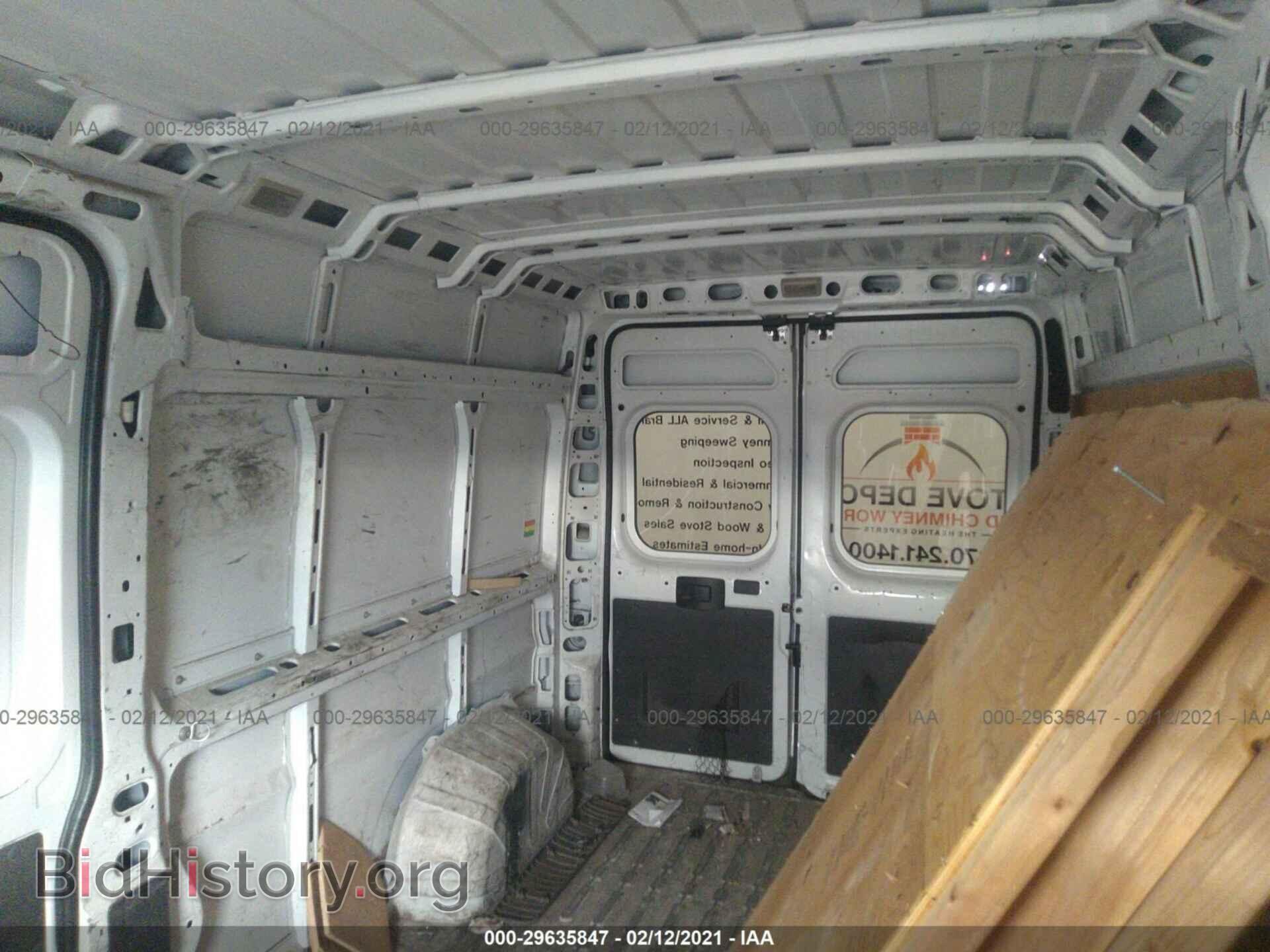 2017 RAM PROMASTER CARGO VAN - VIN: 3C6TRVDG1HE529720 - Фото 8