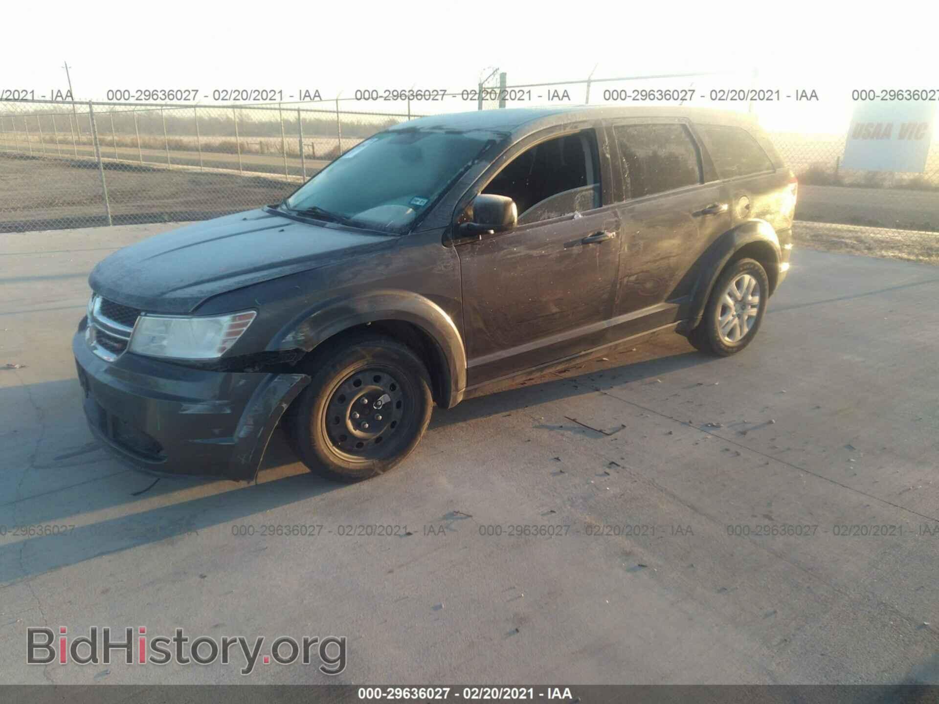 2014 DODGE JOURNEY - VIN: 3C4PDCAB8ET310685 - Фото 2